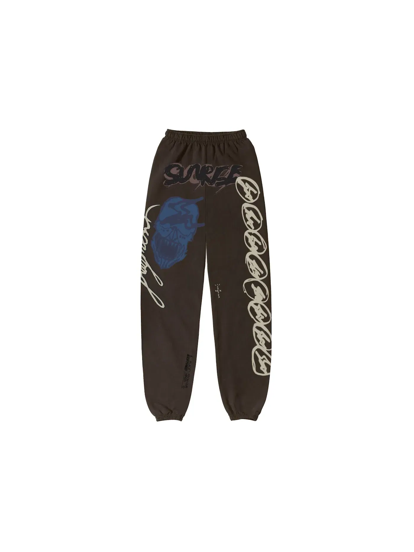 Мужские спортивные штаны с принтом Sunrise Sweatpants Travis Scott — изображение 1 из 2, коричневый