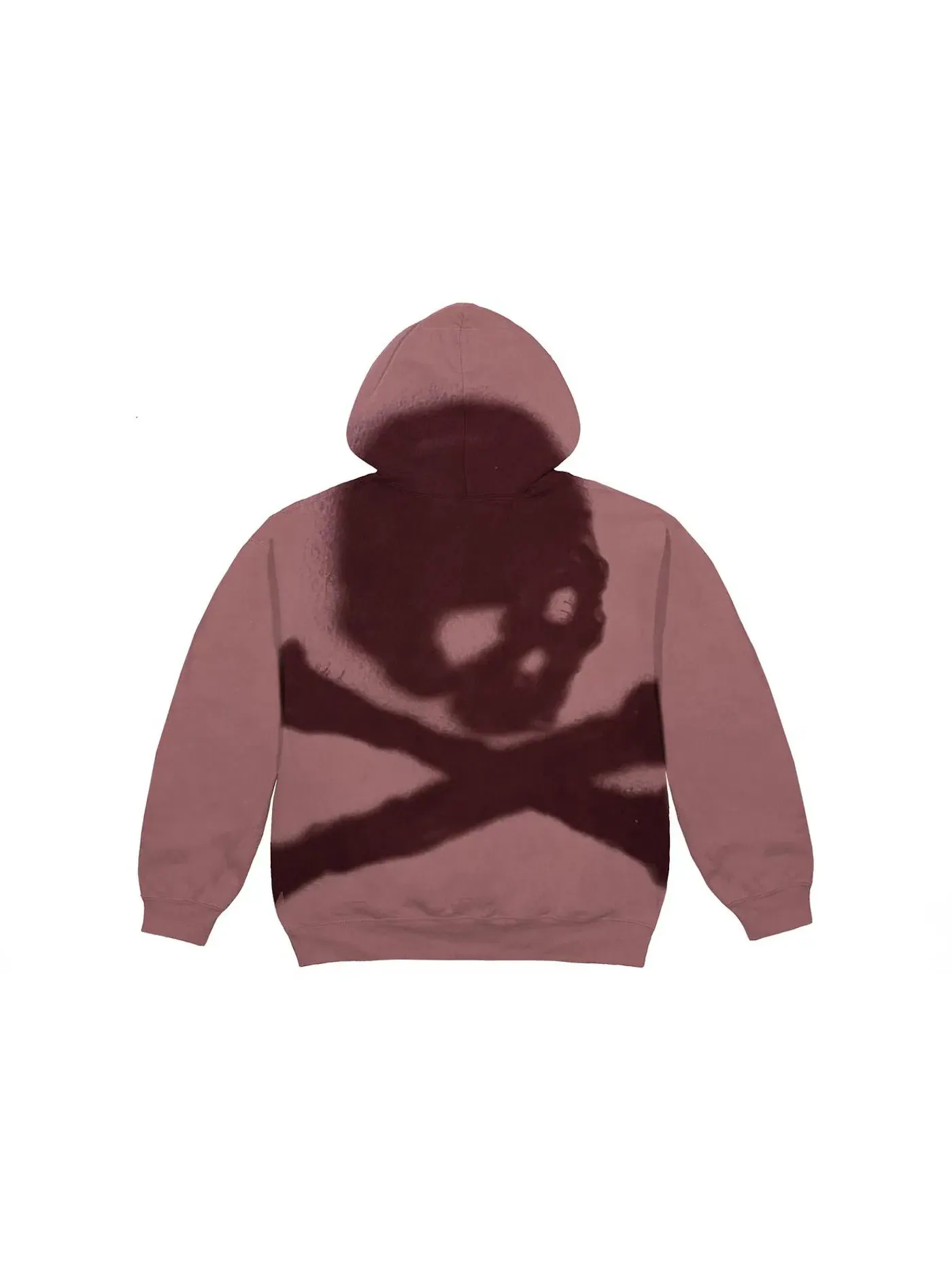 Мужская худи с принтом Skull Zip Up Hoodie Travis Scott — изображение 2 из 2, сирень