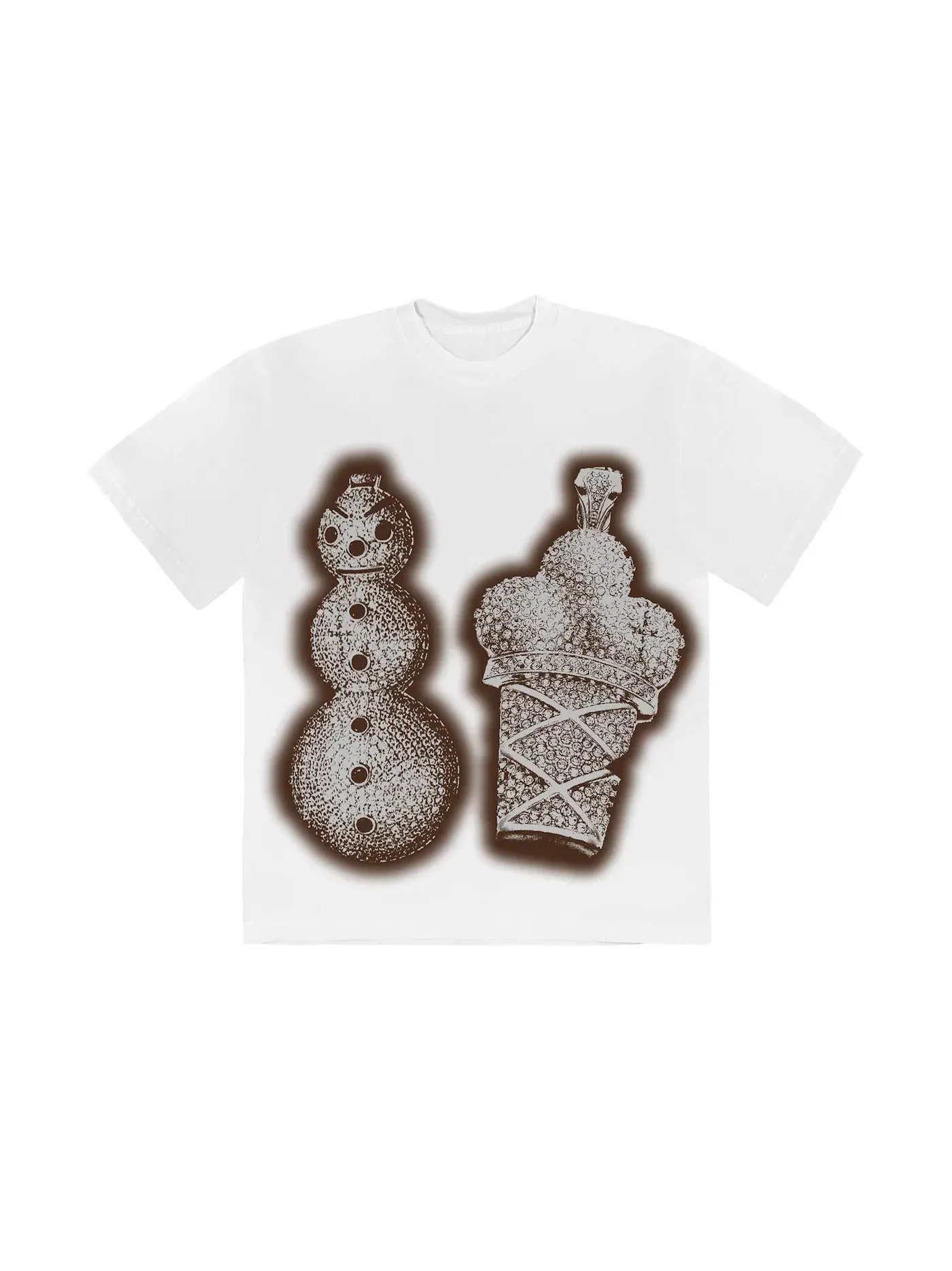 Мужская футболка с принтом Travis Scott Cactus Jack For Verzuz TM:1017 II T-shirt — изображение 1 из 1, белый