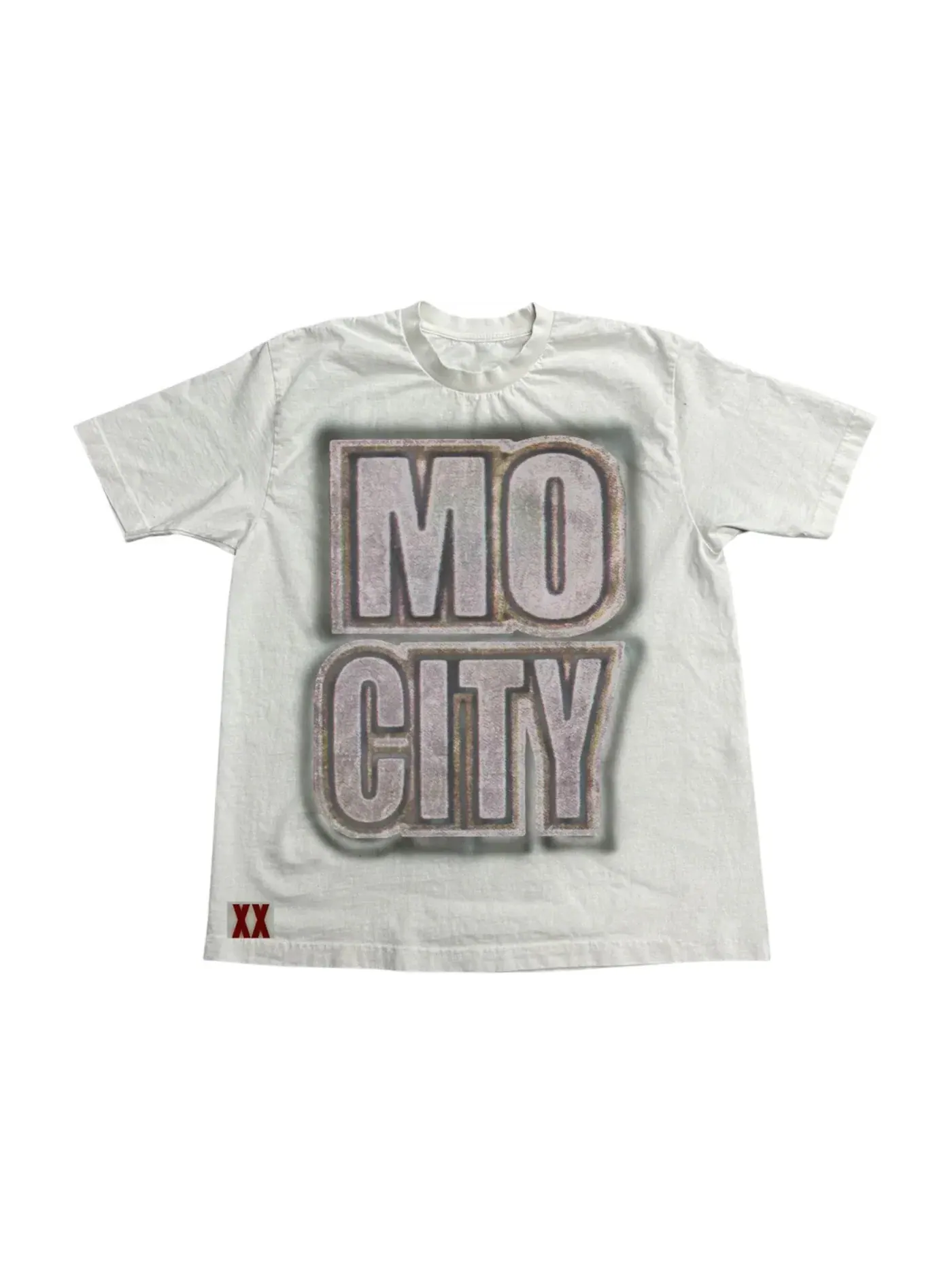 Мужская футболка с принтом Mo City Tee Travis Scott — изображение 1 из 1, белый