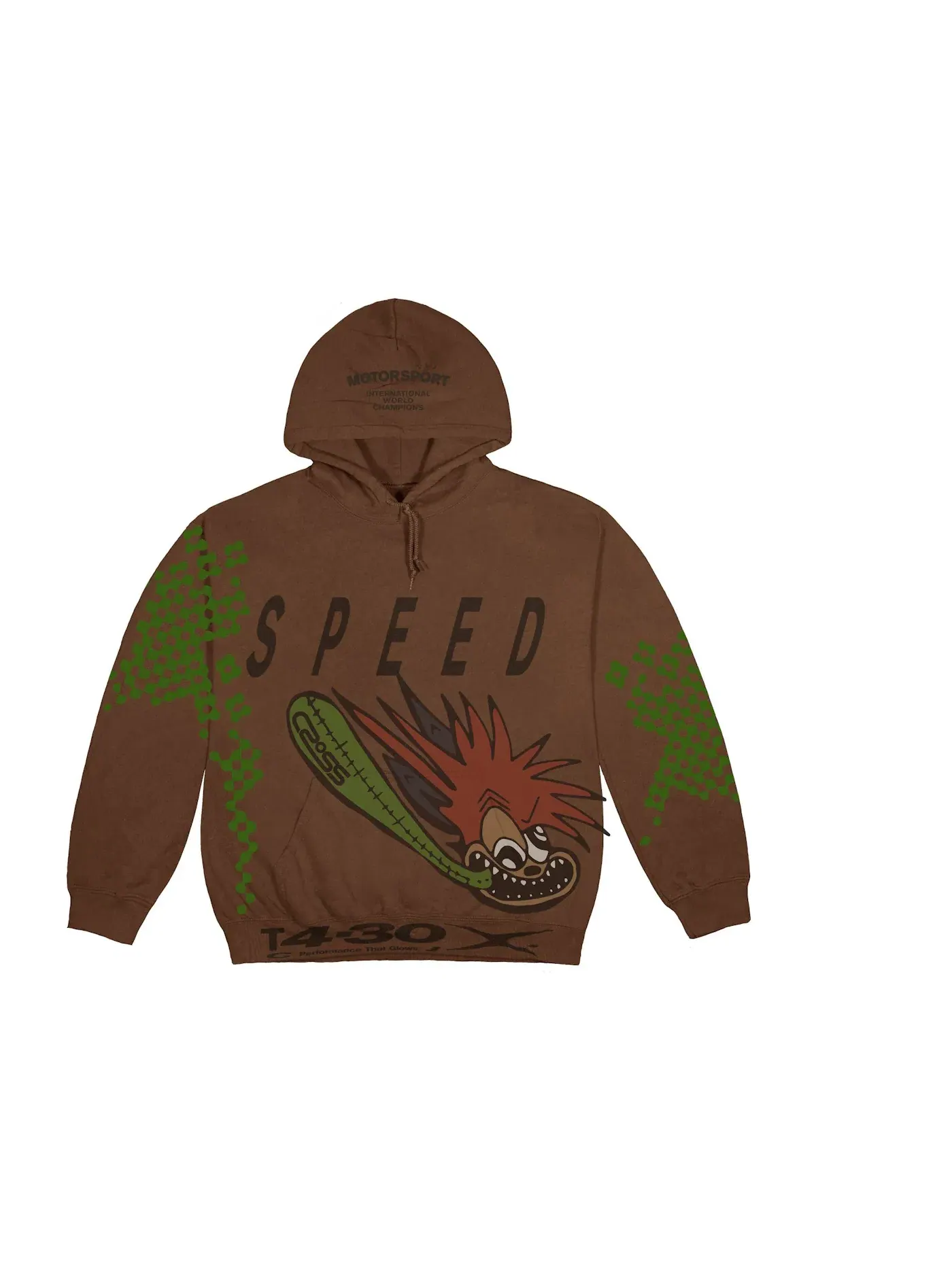 Мужской худи с принтом Cactus Jack Speed Brown Travis Scott — изображение 1 из 2, коричневый