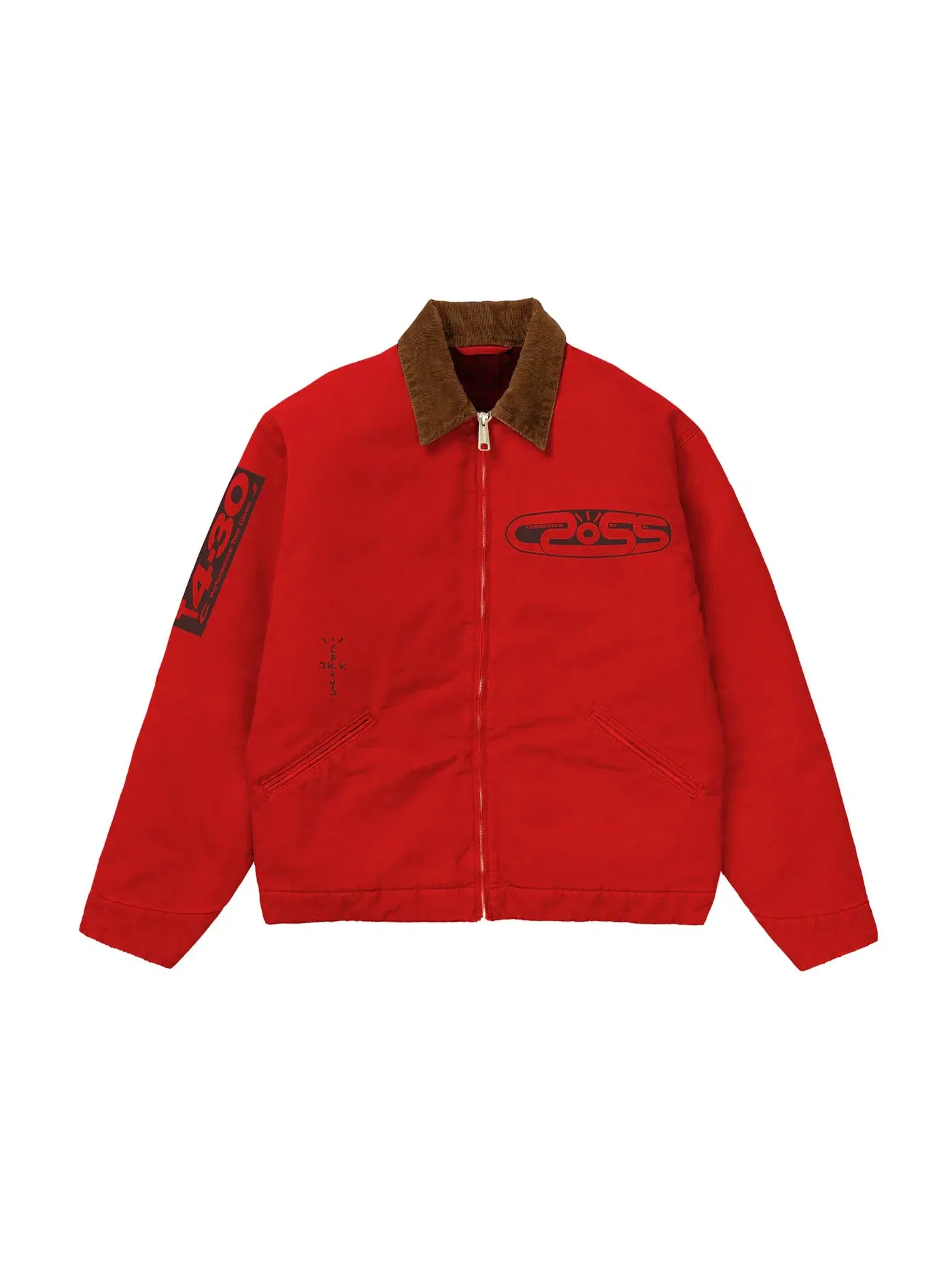 Мужская куртка с принтом Cactus Jack Speed System Jacket Travis Scott — изображение 1 из 2, красный