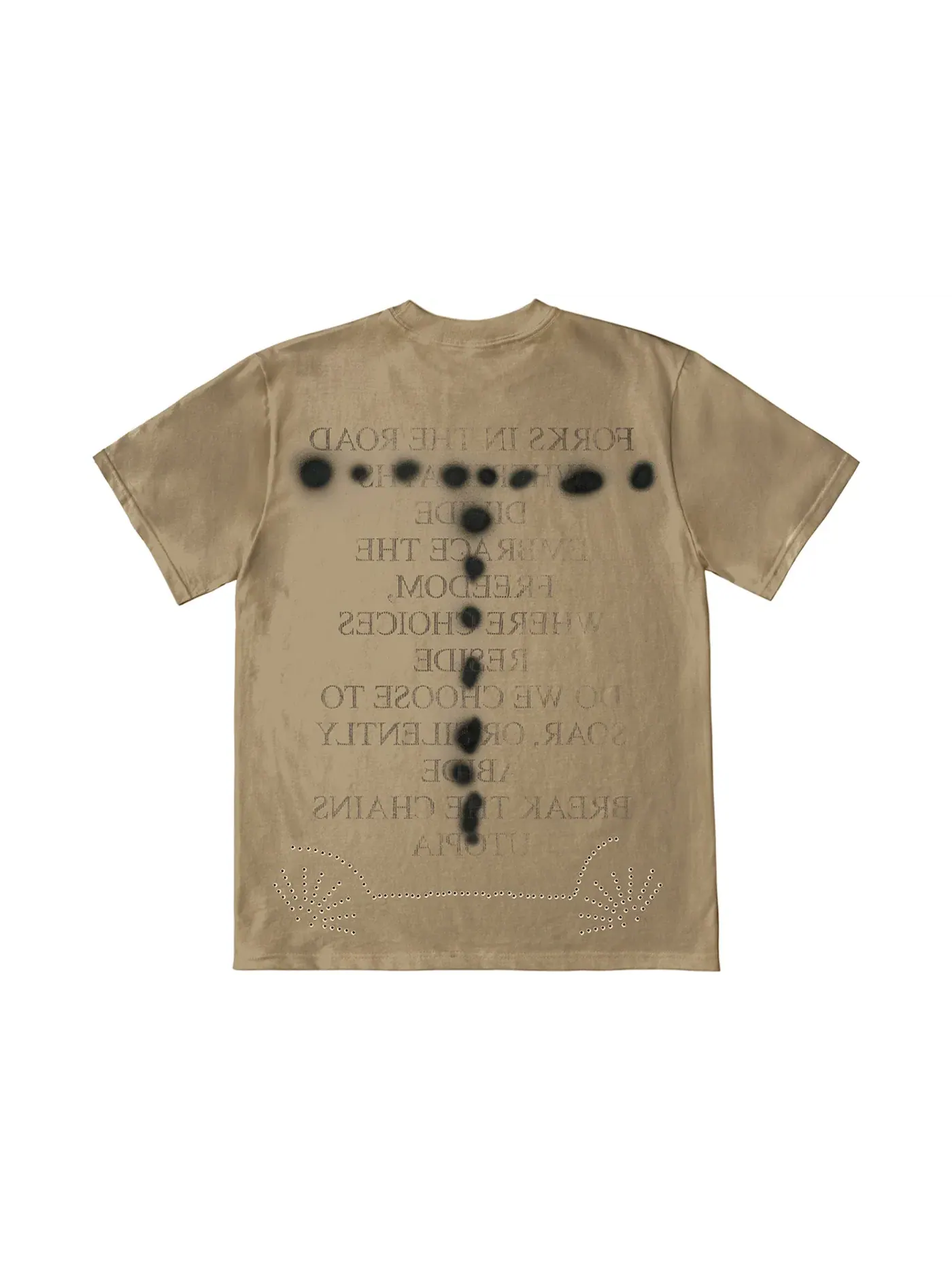 Мужская футболка с принтом Travis Scott Cactus Jack Sprayed Shirt — изображение 2 из 2, мульти