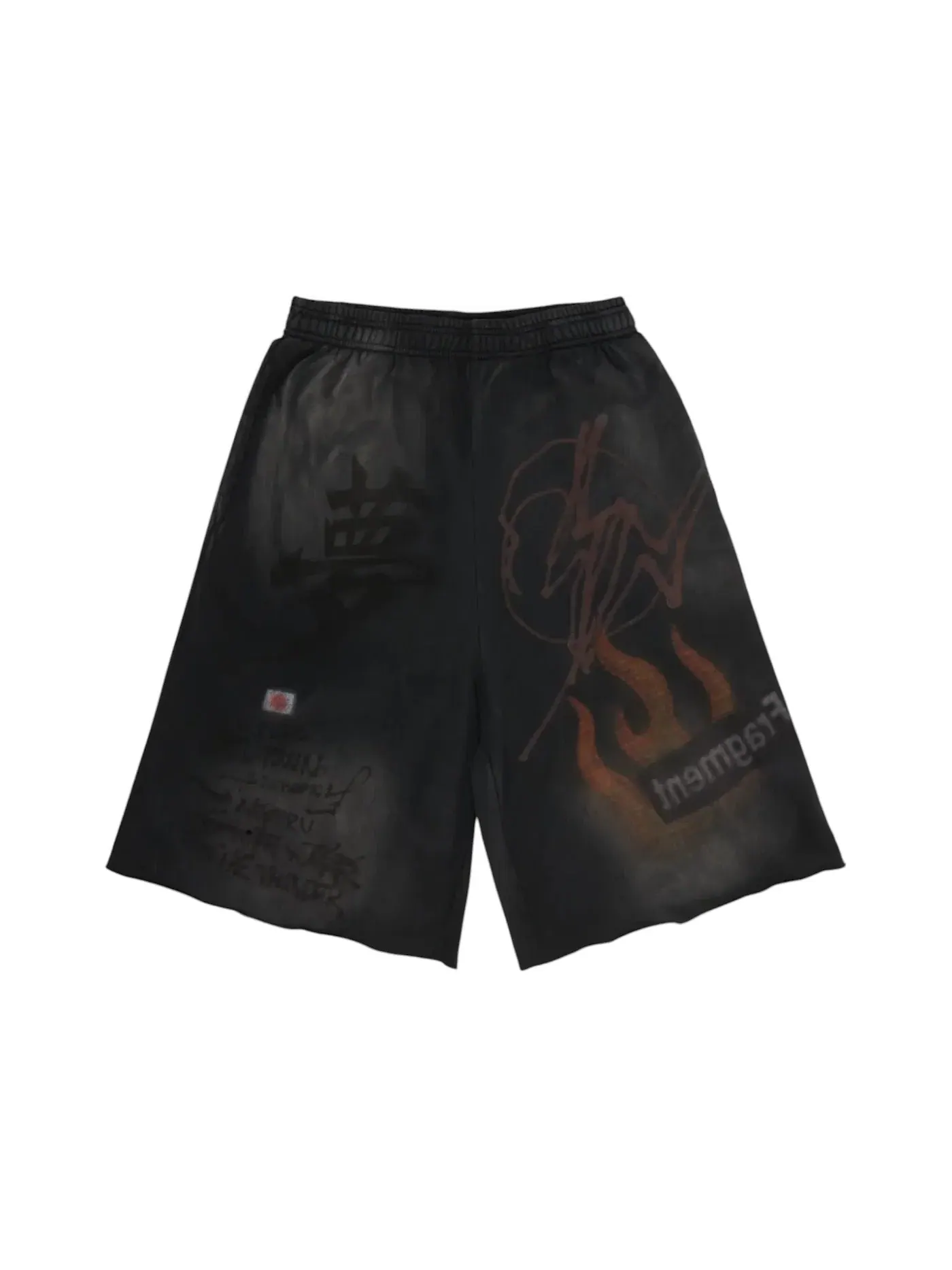 Мужские шорты из футера с принтом Dream Sweatshorts Travis Scott — изображение 1 из 2, черный