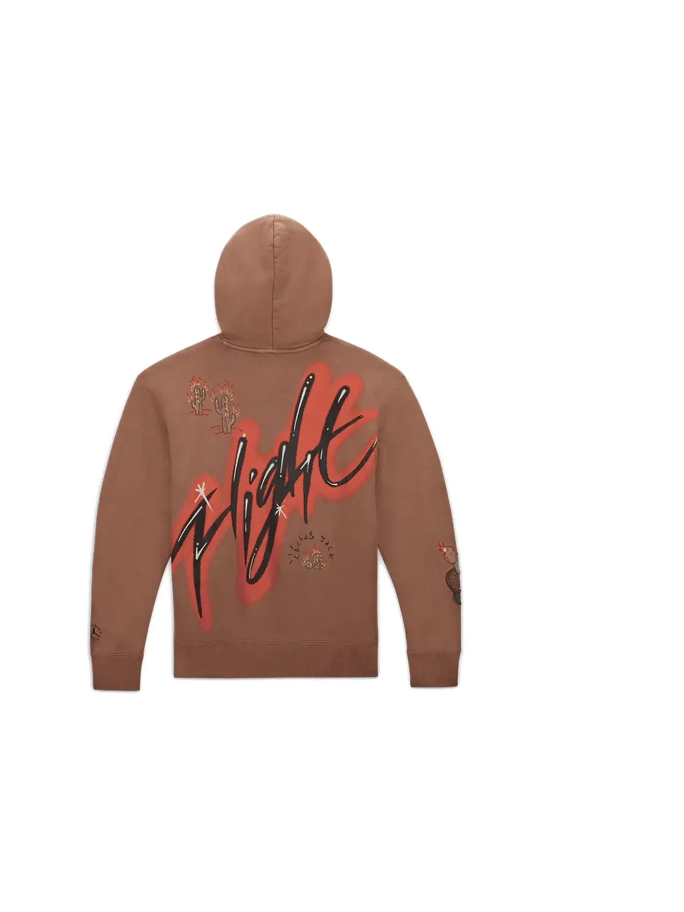 Мужская худи с принтом Travis Scott x Jordan Flight Graphic Hoodie Archaeo Brown Travis Scott — изображение 2 из 2