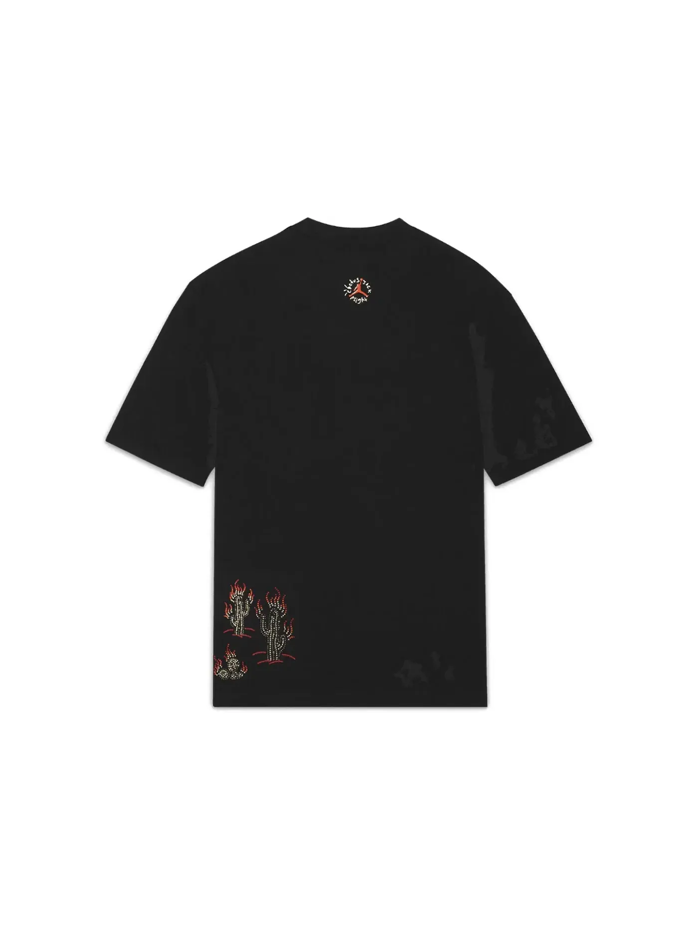 Мужская футболка с принтом Travis Scott x Jordan Flight Black — изображение 2 из 2