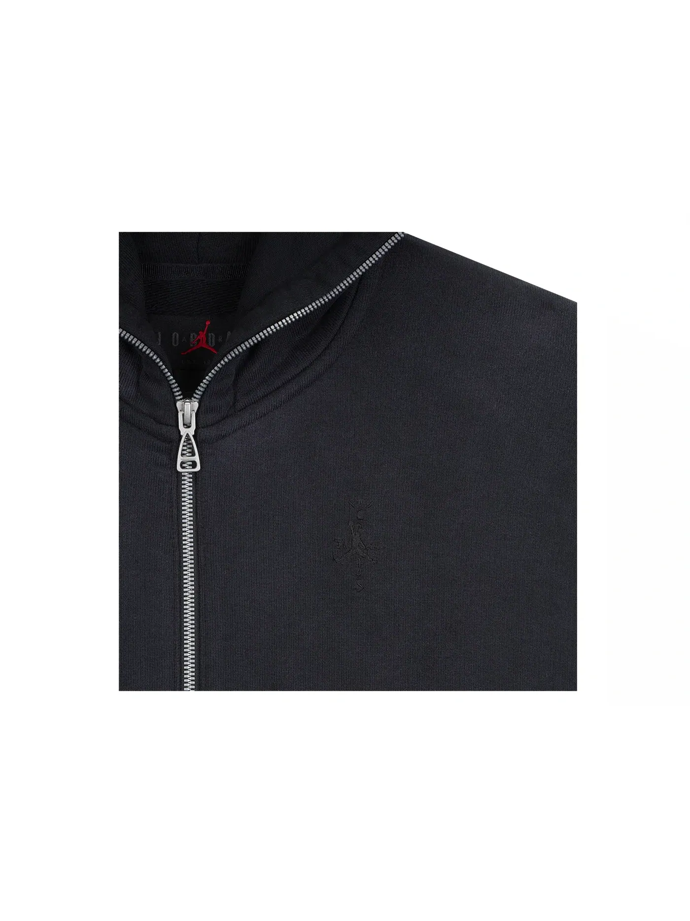 Мужская худи с принтом Cactus Jack x Jordan MJ TS FZ Hoodie Travis Scott — изображение 3 из 3, черный