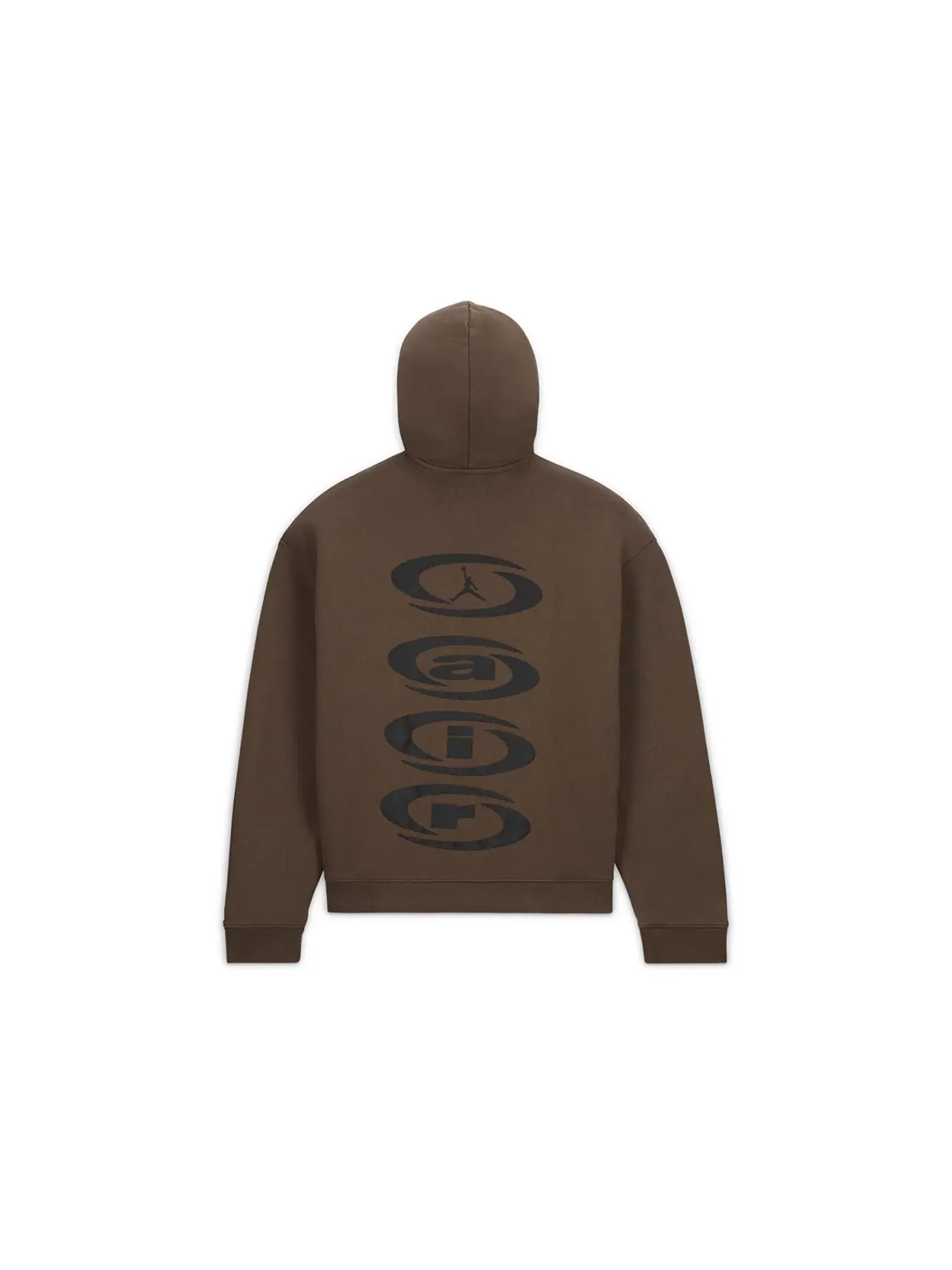 Мужская худи с принтом Cactus Jack Hoodie Travis Scott — изображение 2 из 3, коричневый