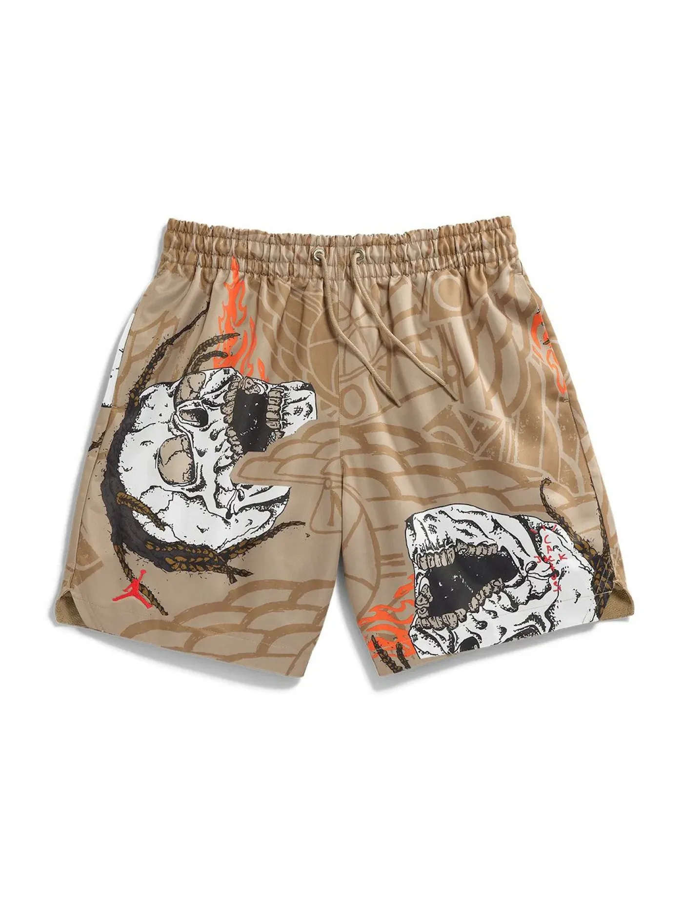 Мужские шорты хлопковые Pool Short Travis Scott — изображение 1 из 2, хаки