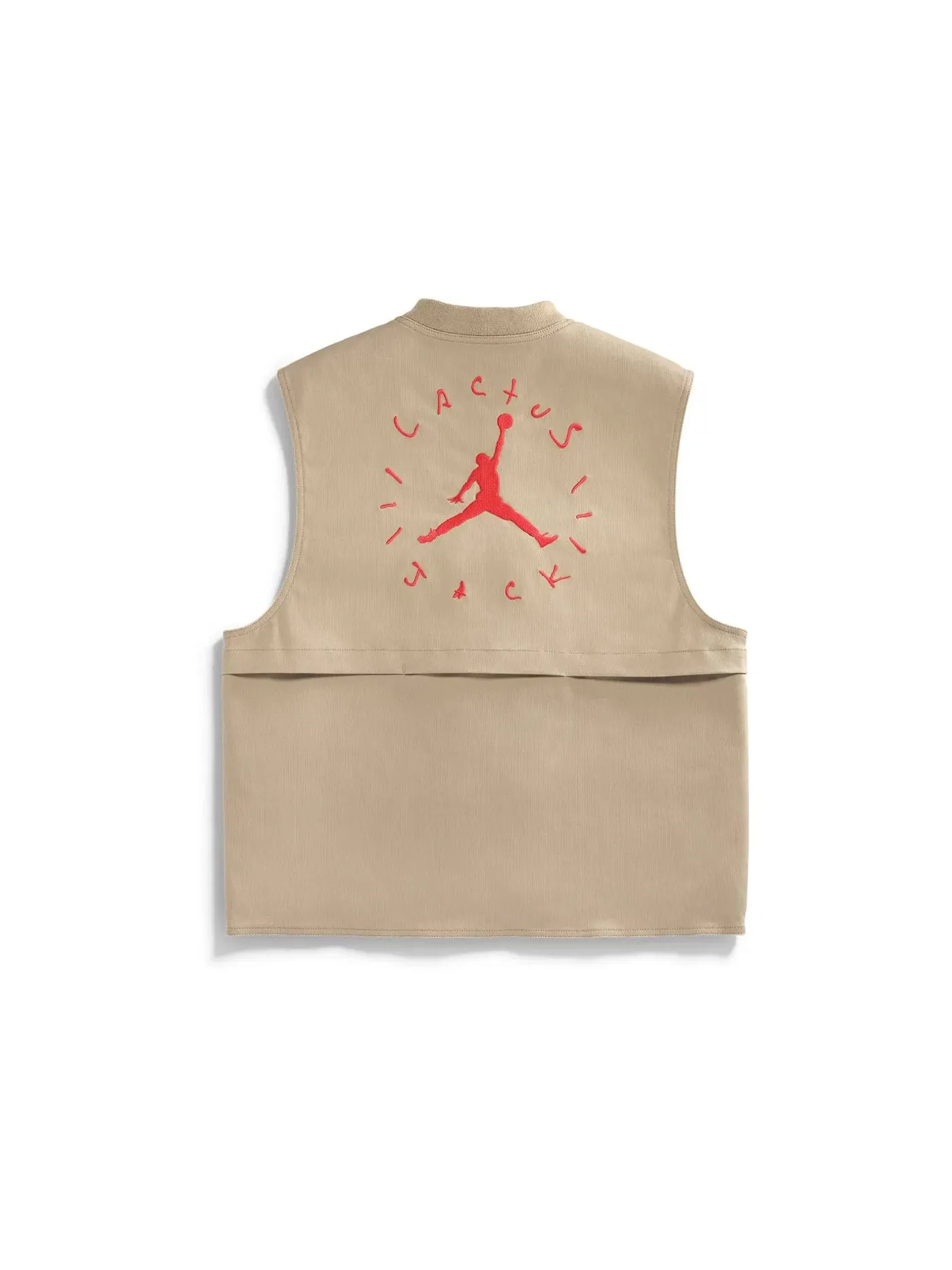 Мужской жилет с принтом Travis Scott Utility Vest (Asia Sizing) — изображение 2 из 2, хаки/красный