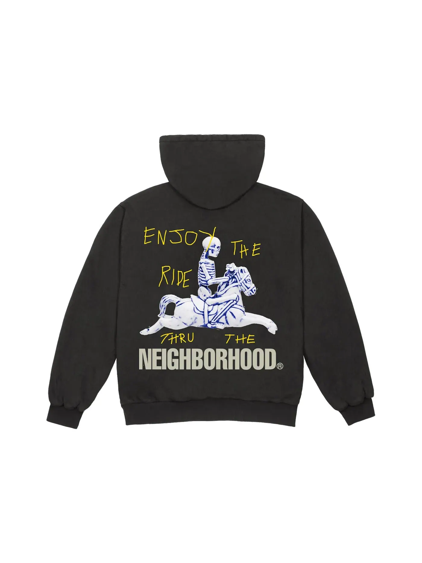 Мужской худи с принтом Cactus Jack x Neighborhood Carousel Travis Scott — изображение 1 из 2, черный