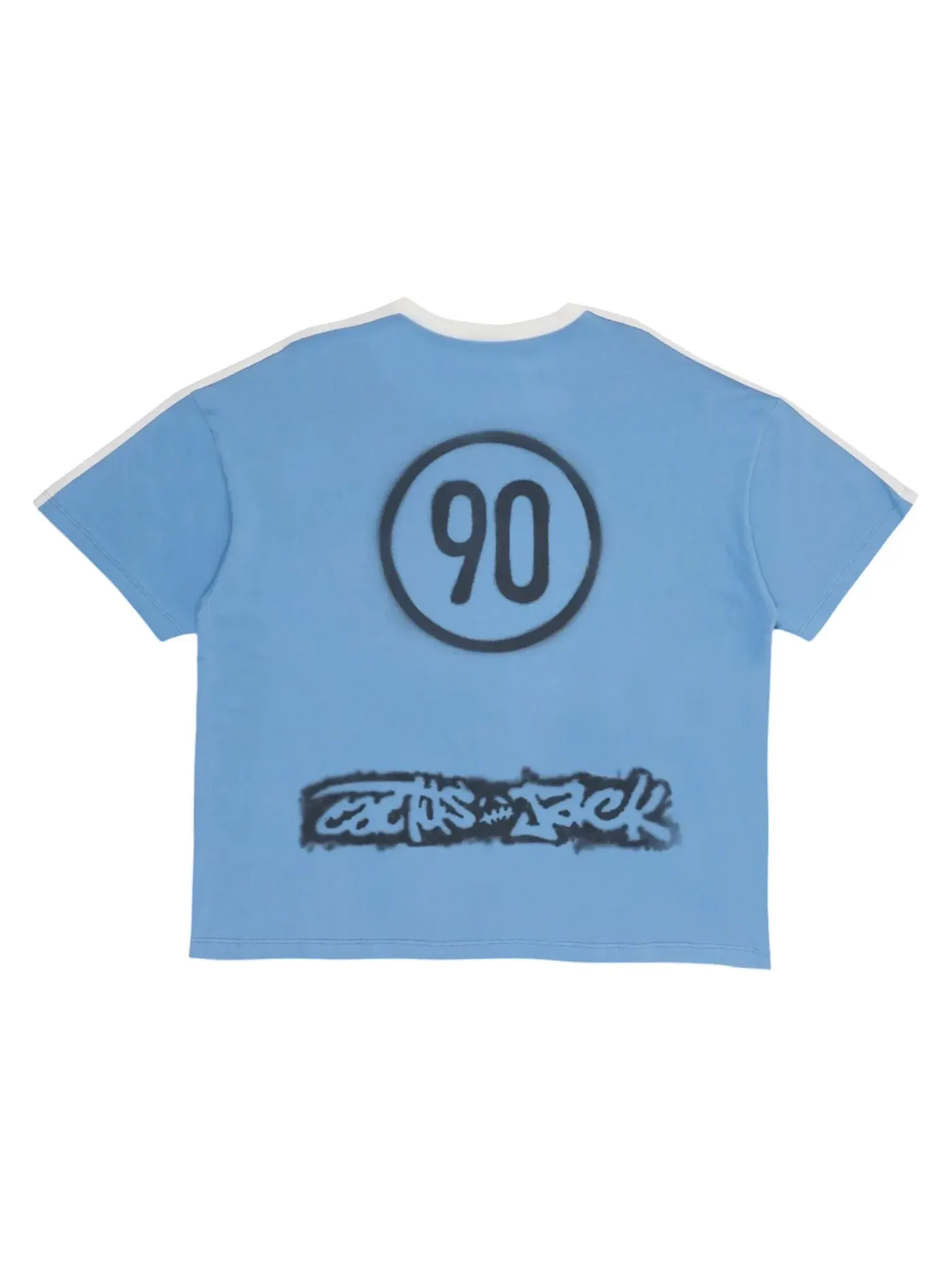 Мужская футболка с принтом Travis Scott Cactus Jack x Nike Argentina Total 90 Tee — изображение 2 из 2, синий