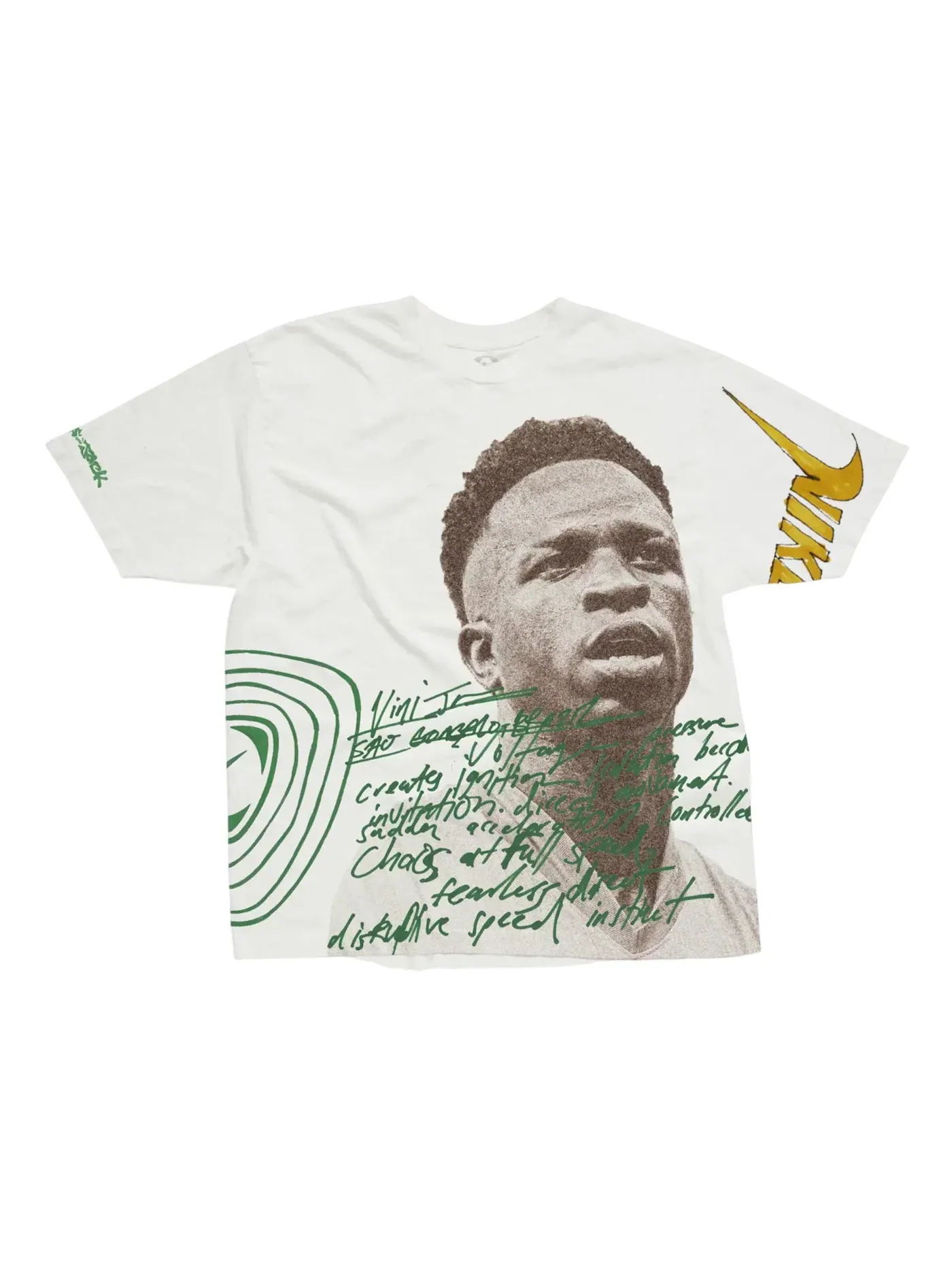 Мужская футболка с принтом Travis Scott Cactus Jack x Nike Athletes Series Vini Jr. Tee — изображение 1 из 2, мульти