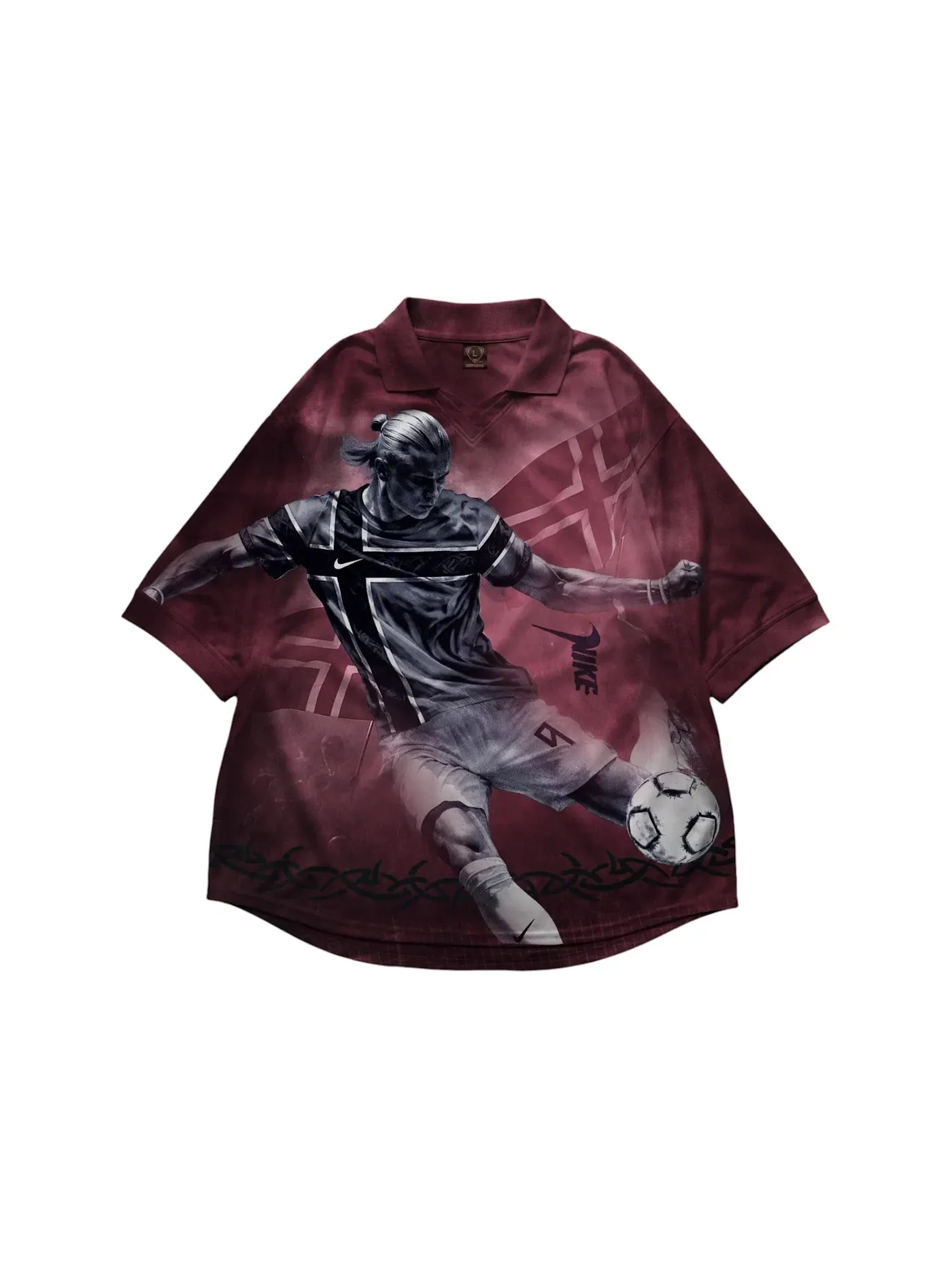 Мужская джерси с принтом Travis Scott Cactus Jack x Nike Athletes Series Retro Haaland Jersey — изображение 1 из 2, мульти