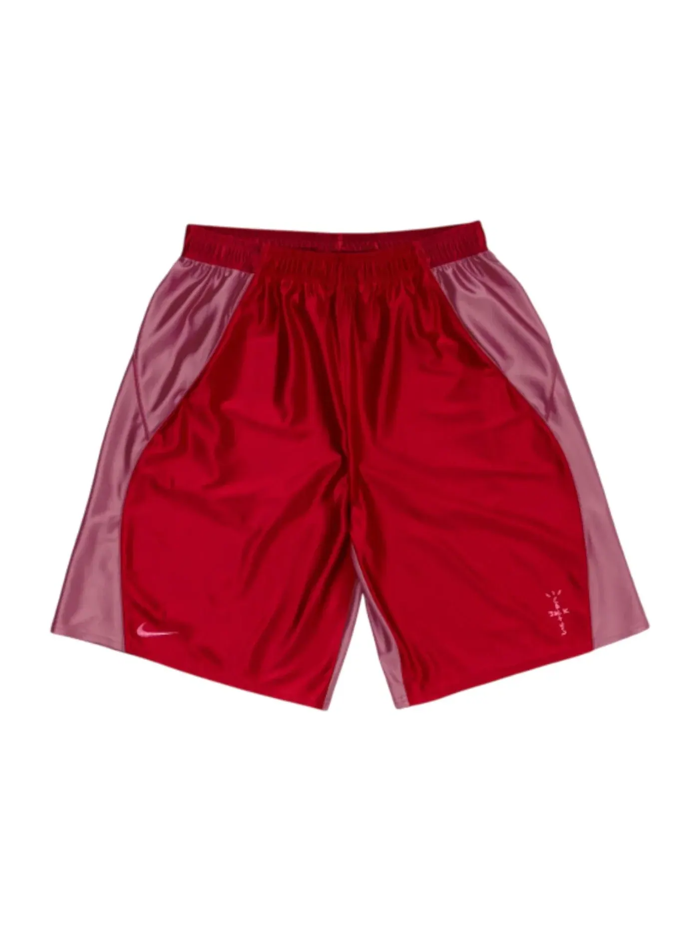 Мужские шорты Cactus Jack x Nike Basketball Shorts Travis Scott — изображение 1 из 1, красный