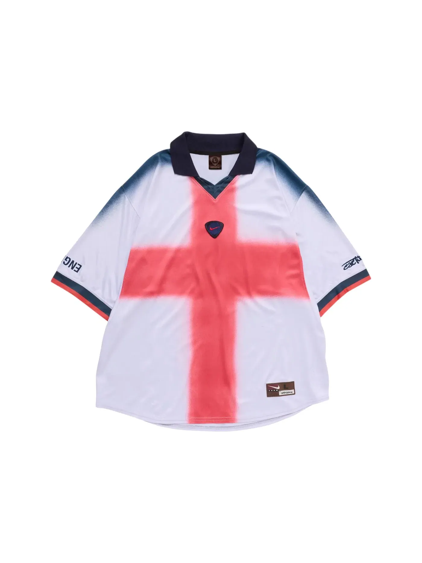 Мужская футболка с длинным рукавом Cactus Jack x Nike England Total 90 Retro Jersey Travis Scott — изображение 1 из 2