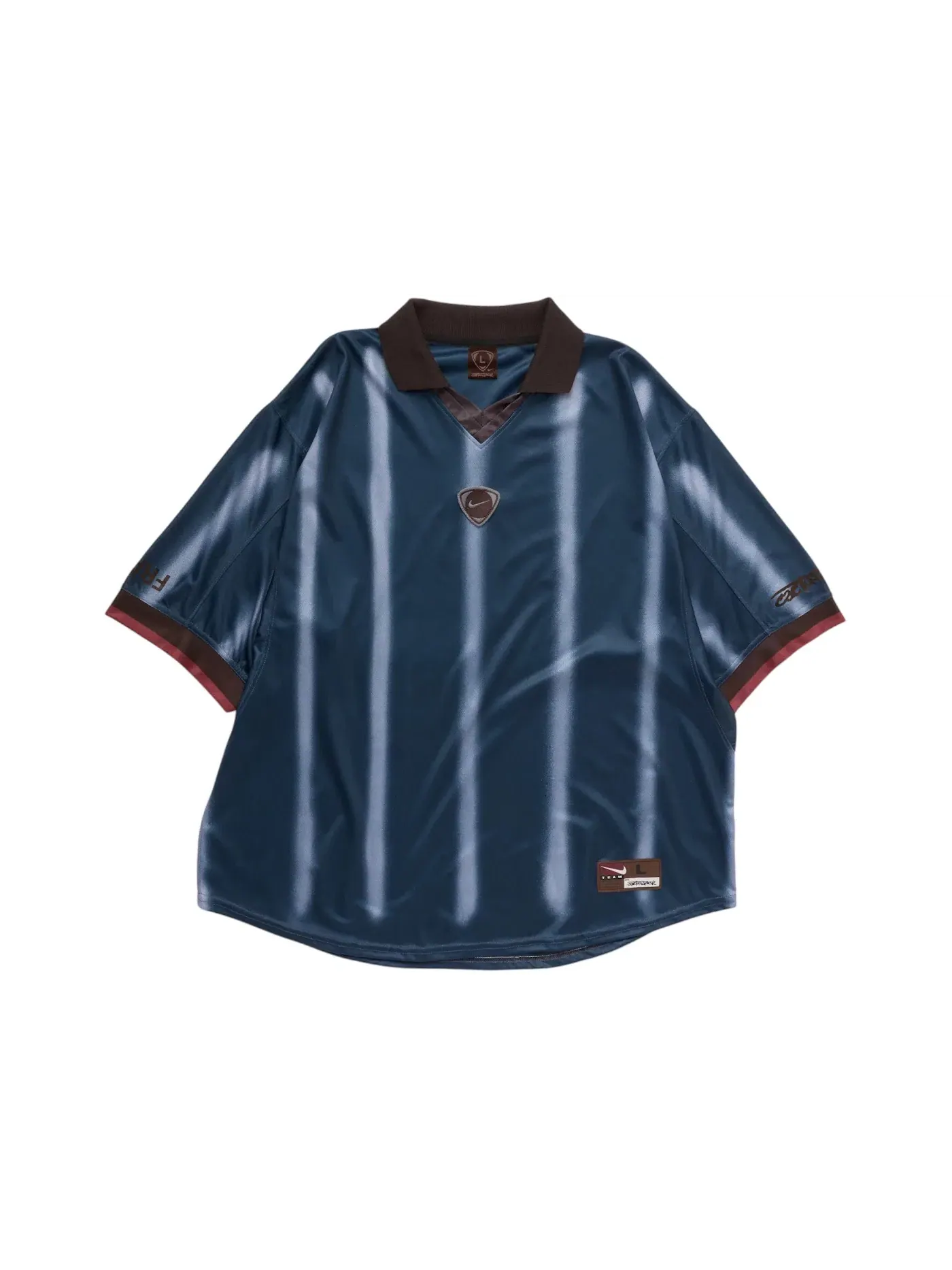 Мужская футболка с принтом Travis Scott Cactus Jack x Nike France Total 90 Retro Jersey — изображение 1 из 2, синий/белый