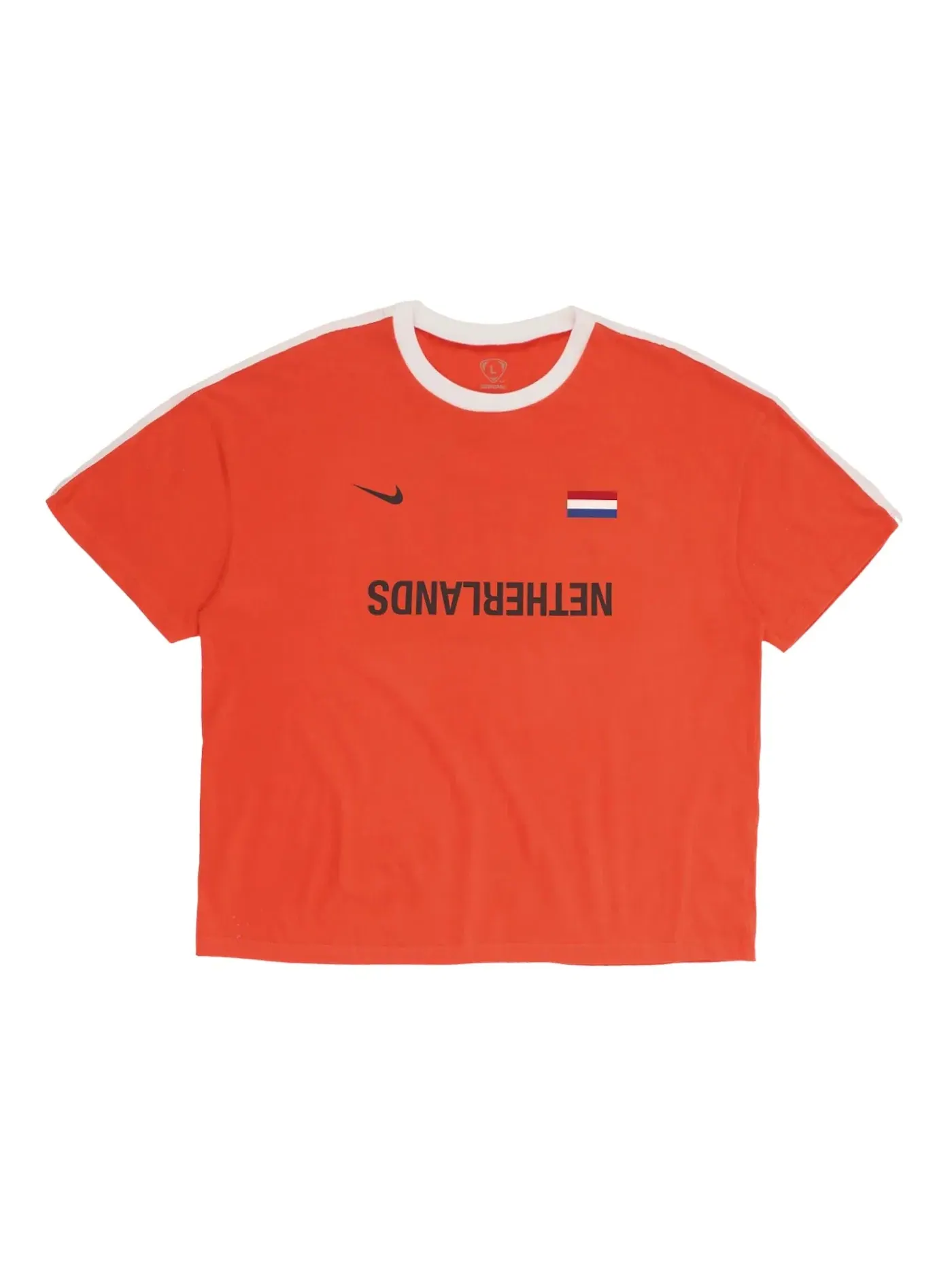 Мужская футболка с принтом Travis Scott Cactus Jack x Nike Netherlands Total 90 Tee — изображение 1 из 2, оранжевый