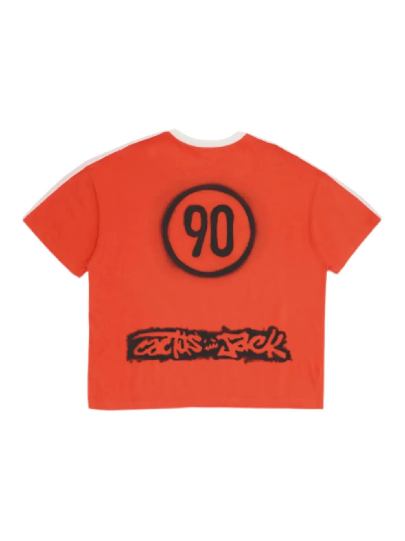 Мужская футболка с принтом Travis Scott Cactus Jack x Nike Netherlands Total 90 Tee — изображение 2 из 2, оранжевый