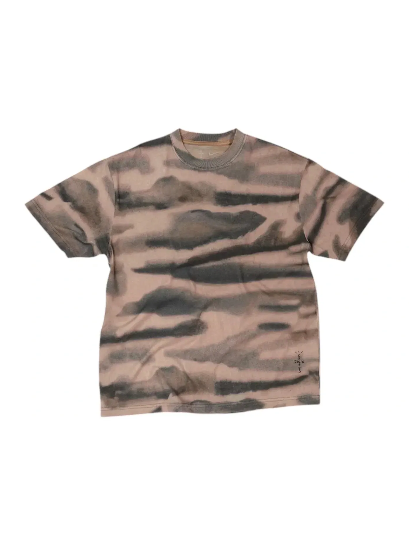 Мужская футболка с принтом Travis Scott Cactus Jack x Nike T-Rexx Camo Tee — изображение 2 из 2, мульти