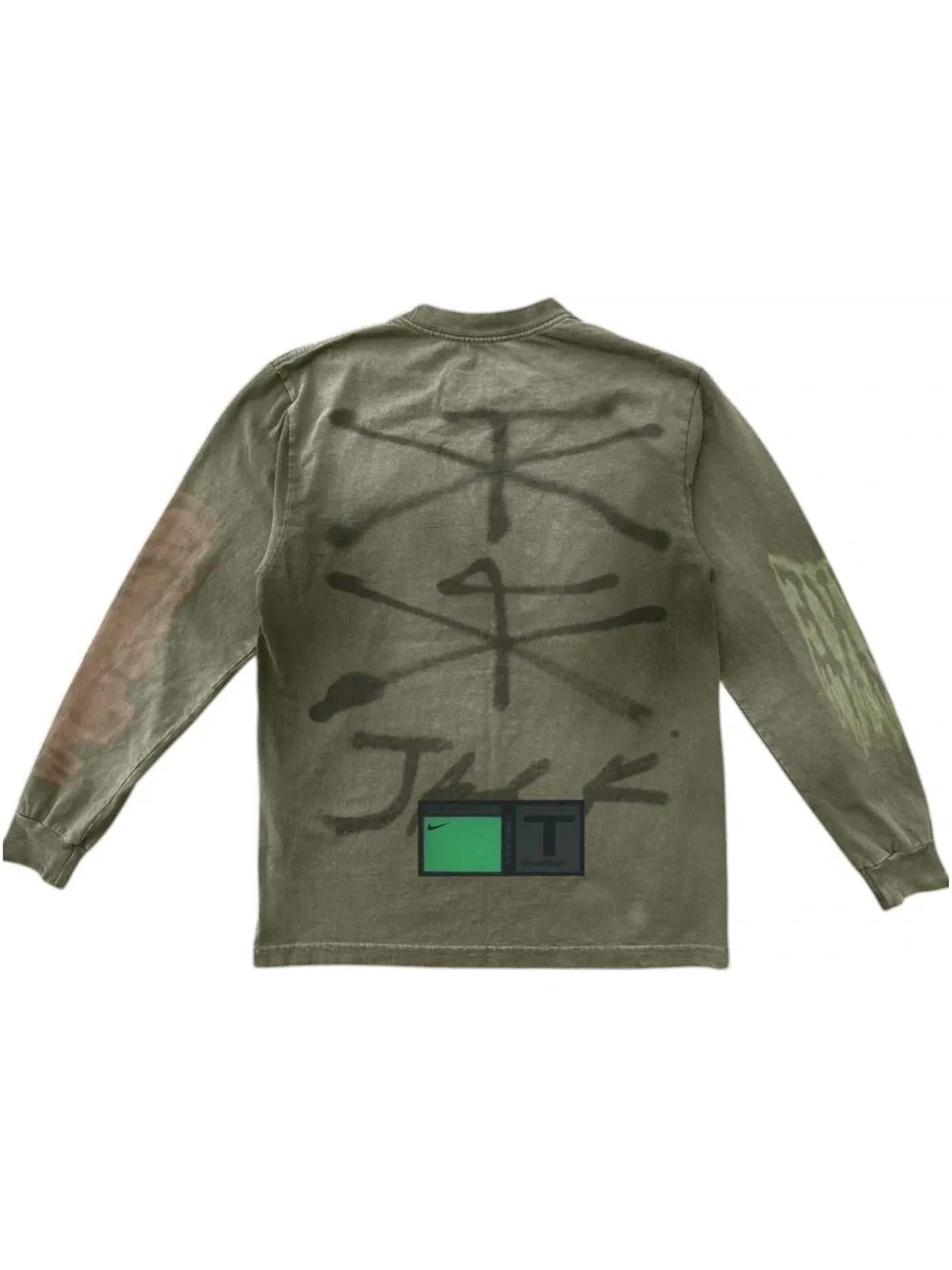 Мужская футболка с длинным рукавом с принтом Travis Scott Cactus Jack T-Rexx Logo — изображение 2 из 2, мульти