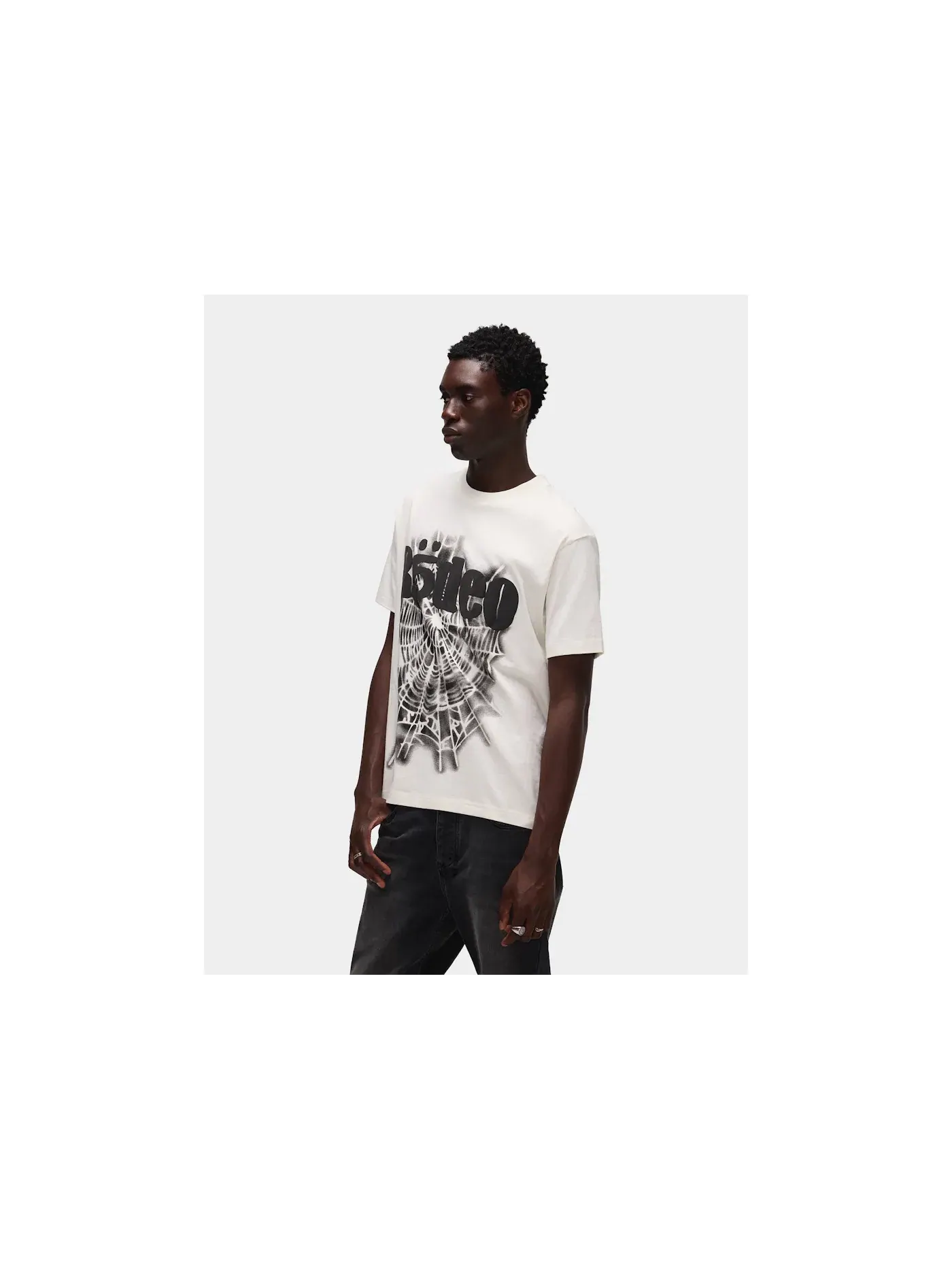Мужская футболка с принтом Travis Scott Cactus Jack x Sp5der Days Before Rodeo III Tee — изображение 3 из 5, белый