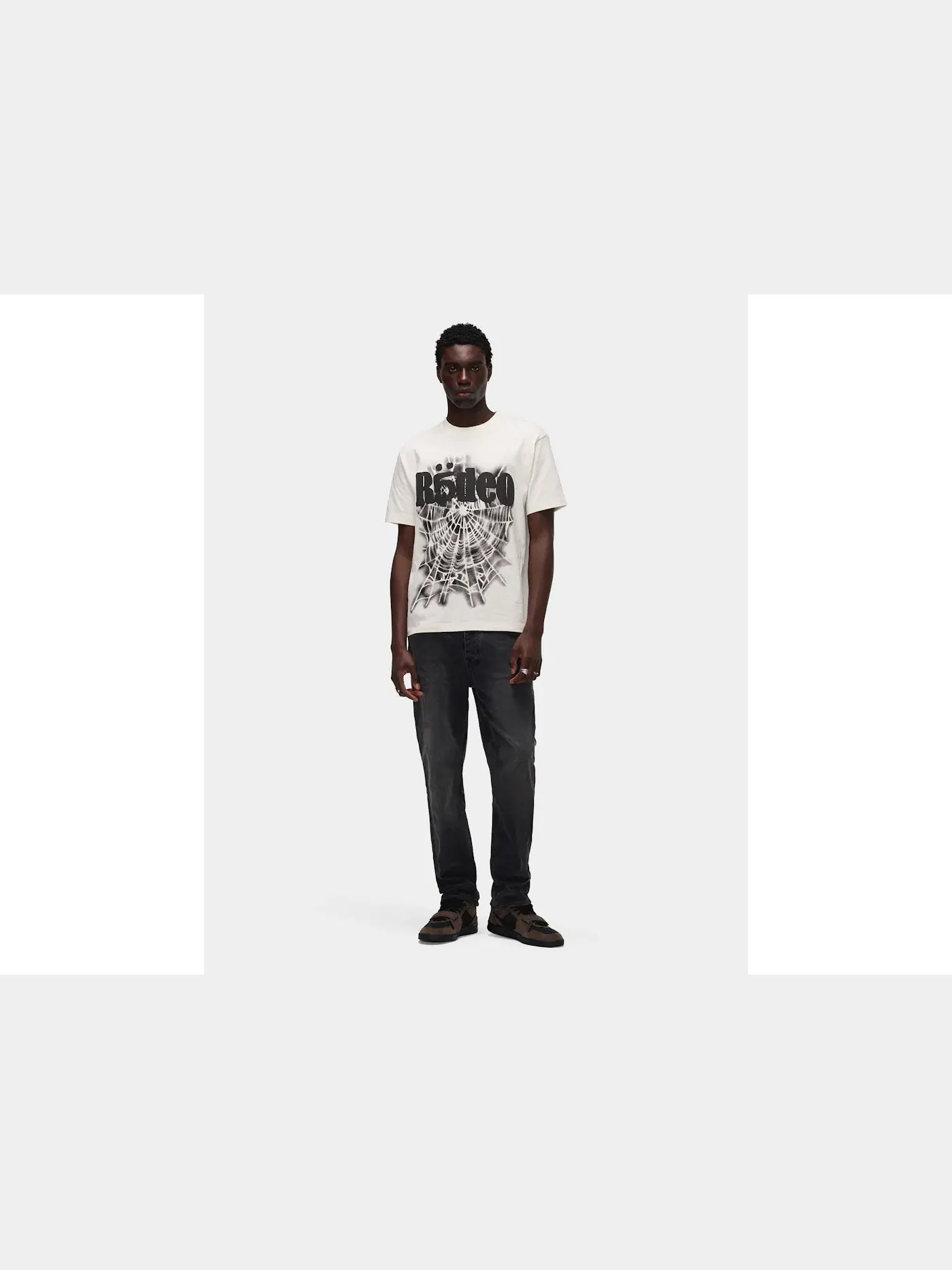 Мужская футболка с принтом Travis Scott Cactus Jack x Sp5der Days Before Rodeo III Tee — изображение 5 из 5, белый