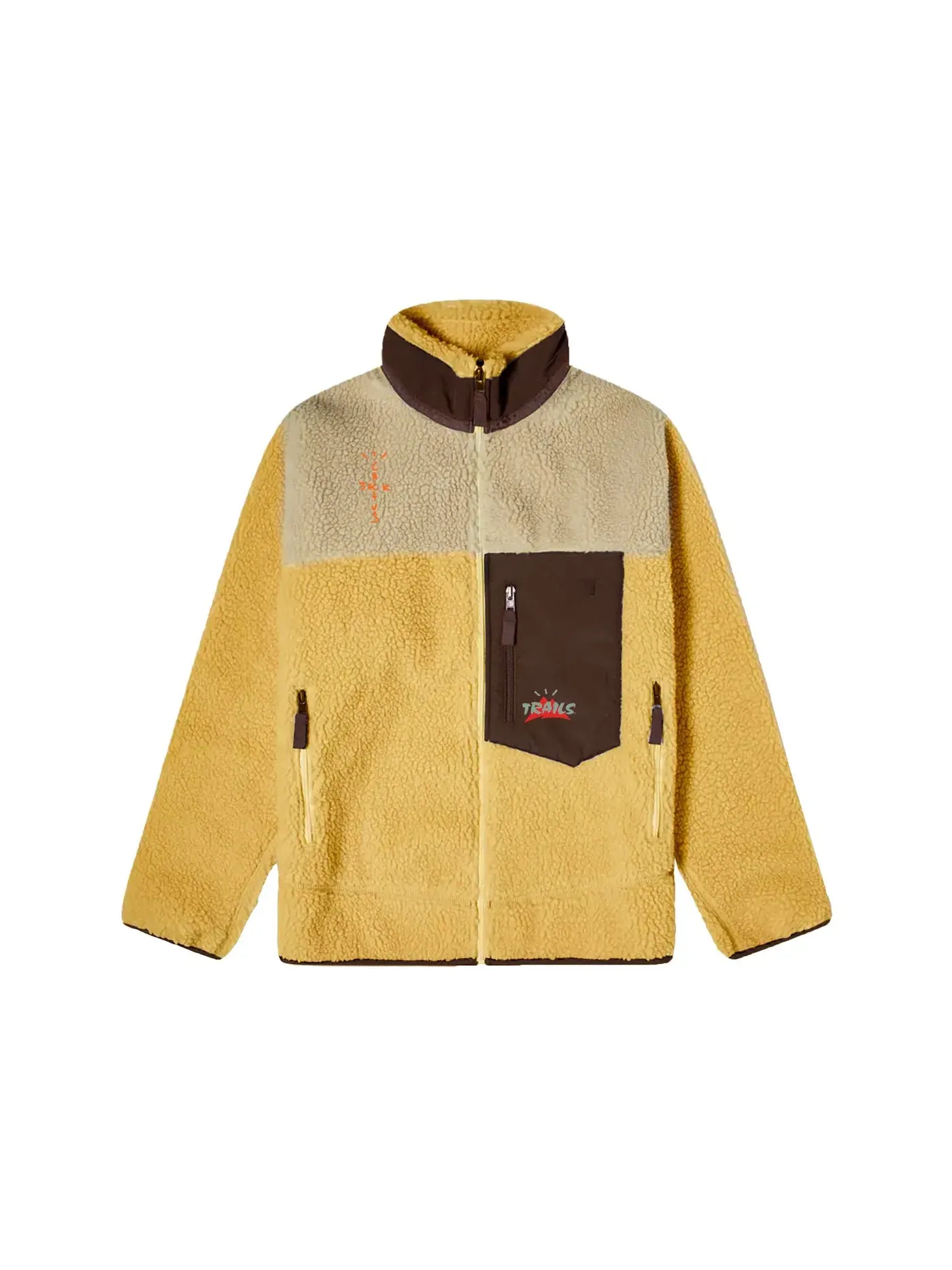 Мужская куртка из флиса с принтом Sherpa Jacket Travis Scott — изображение 1 из 1