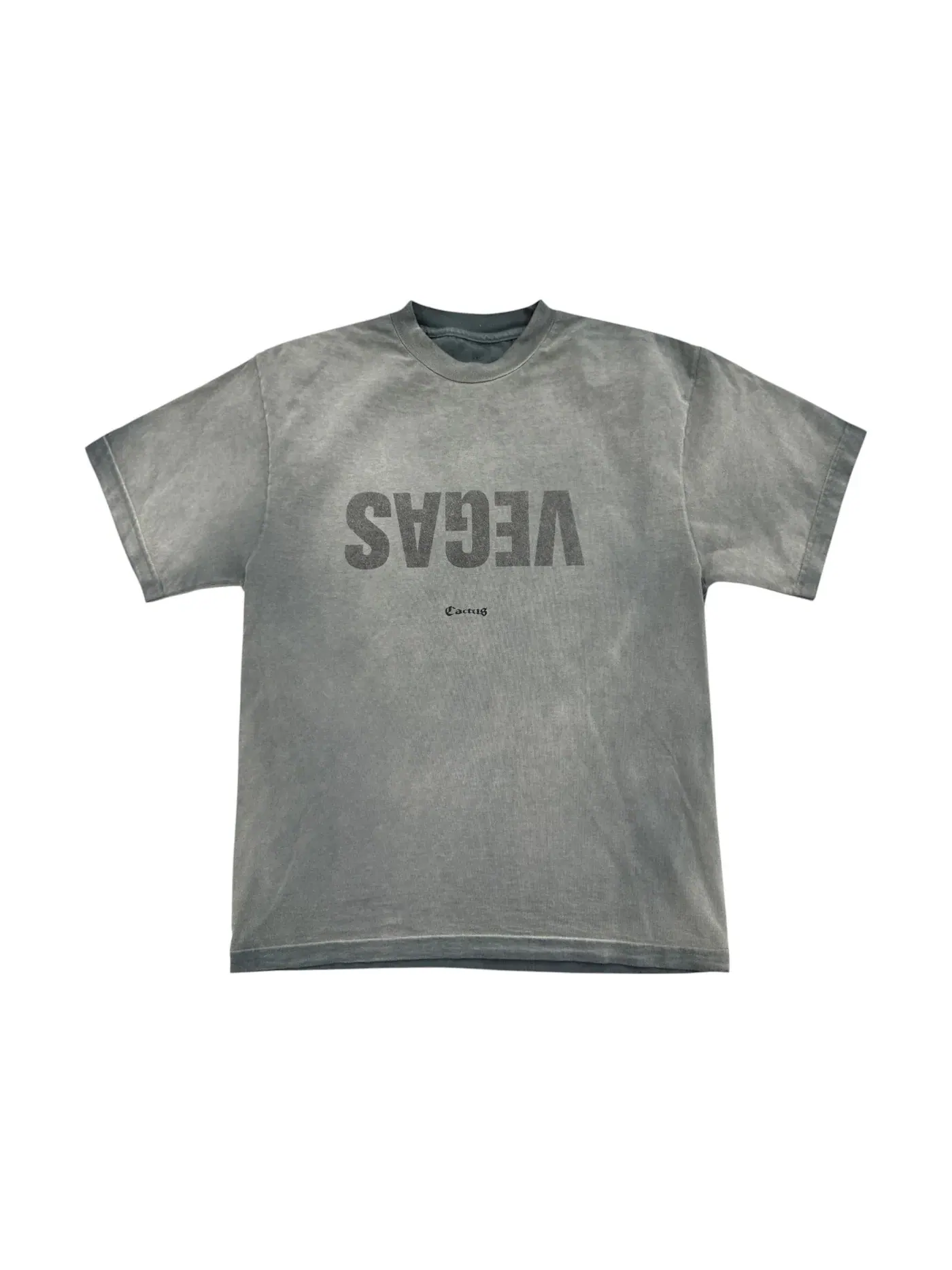 Мужская футболка с принтом Cactus Vegas Tee Travis Scott — изображение 1 из 2, серый