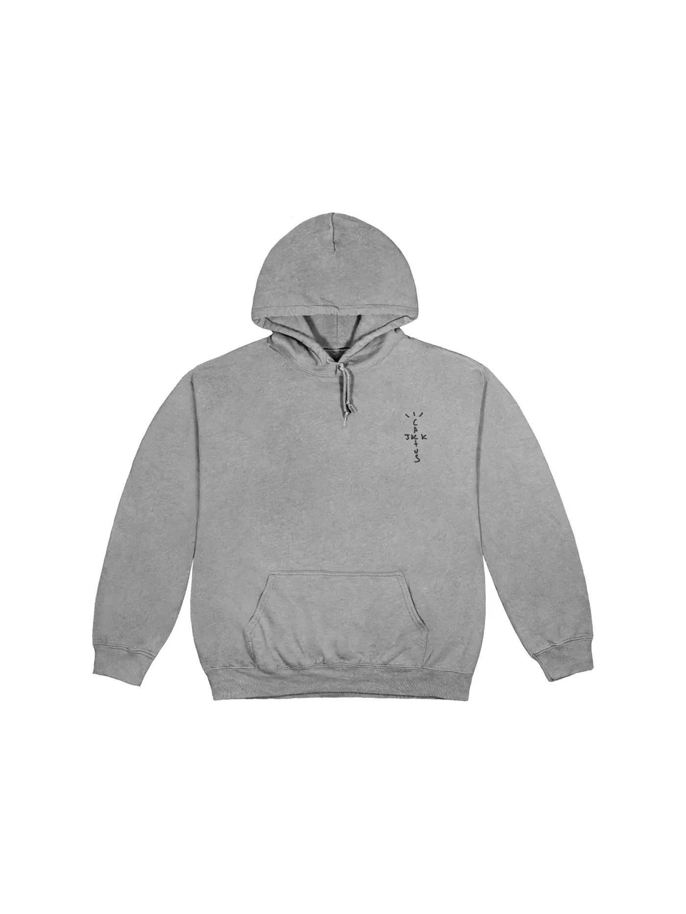 Мужской худи с принтом Travis Scott CJ Astro Hoodie — изображение 1 из 2, серый