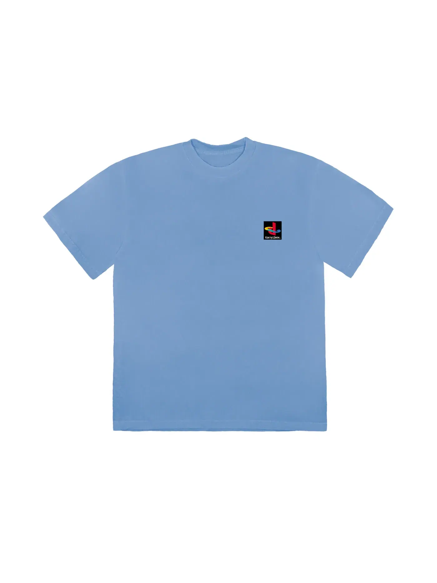 Мужская футболка с принтом Travis Scott Cactus Jack Gamer II T-Shirt — изображение 1 из 1, синий