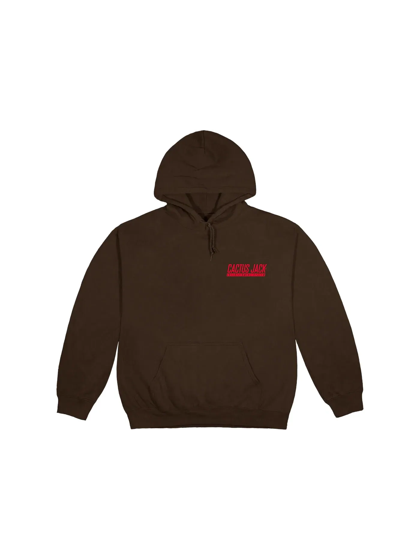 Мужской худи с принтом Travis Scott CJ Logo Hoodie Travis Scott — изображение 1 из 1, коричневый