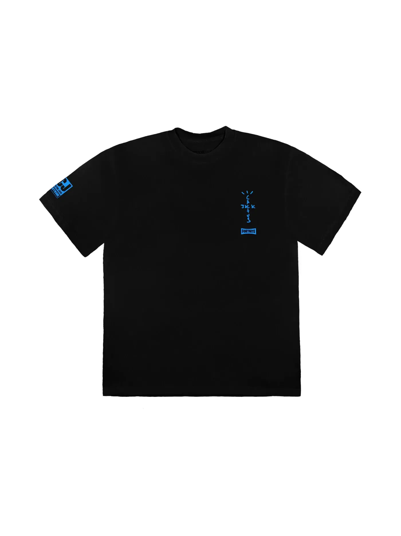 Мужская футболка с принтом Travis Scott CJ Portal T-Shirt — изображение 1 из 2, черный