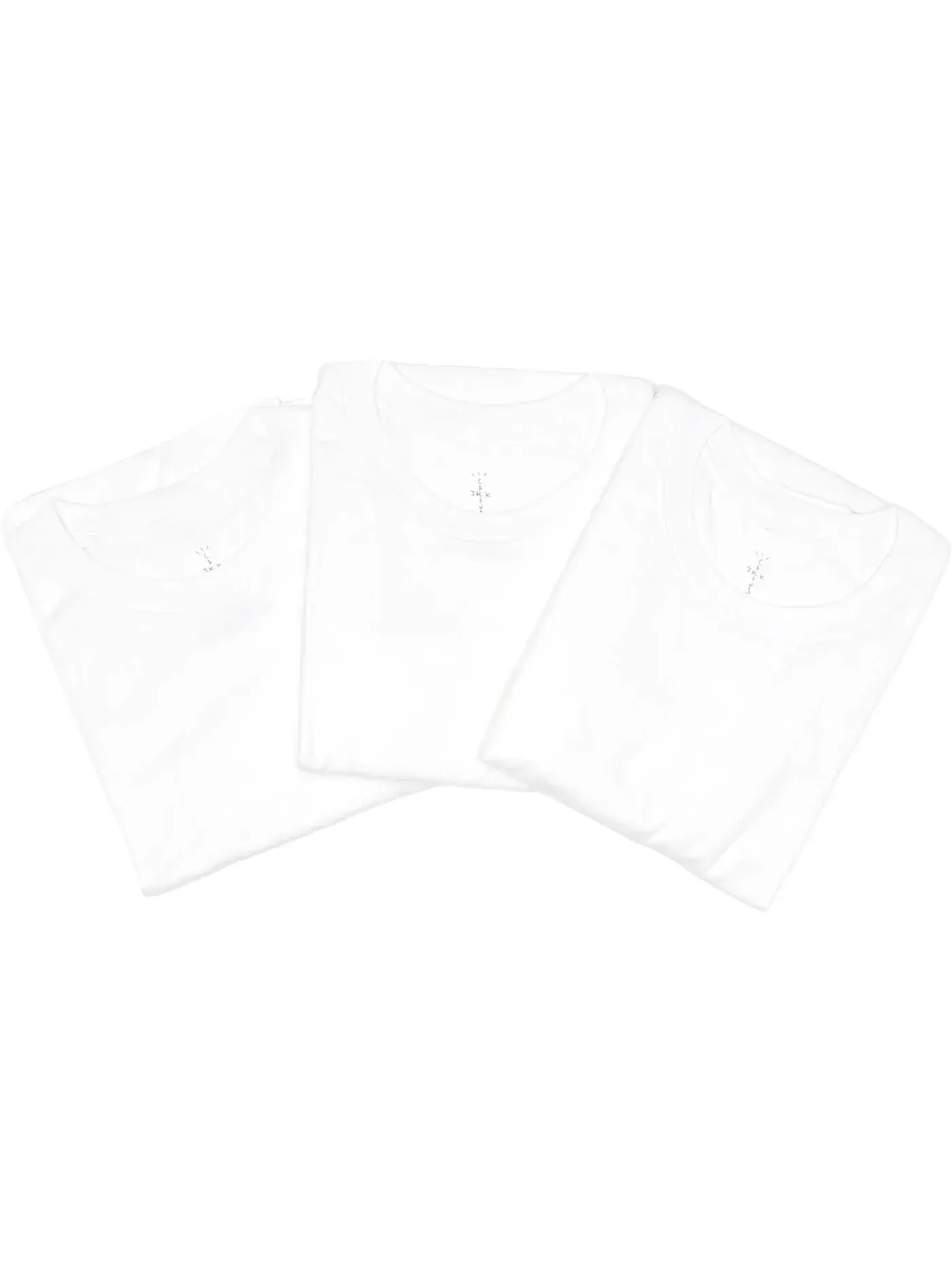 Мужской комплект футболок с принтом Travis Scott CJ T-Shirt 3 Pack Travis Scott — изображение 1 из 1, белый
