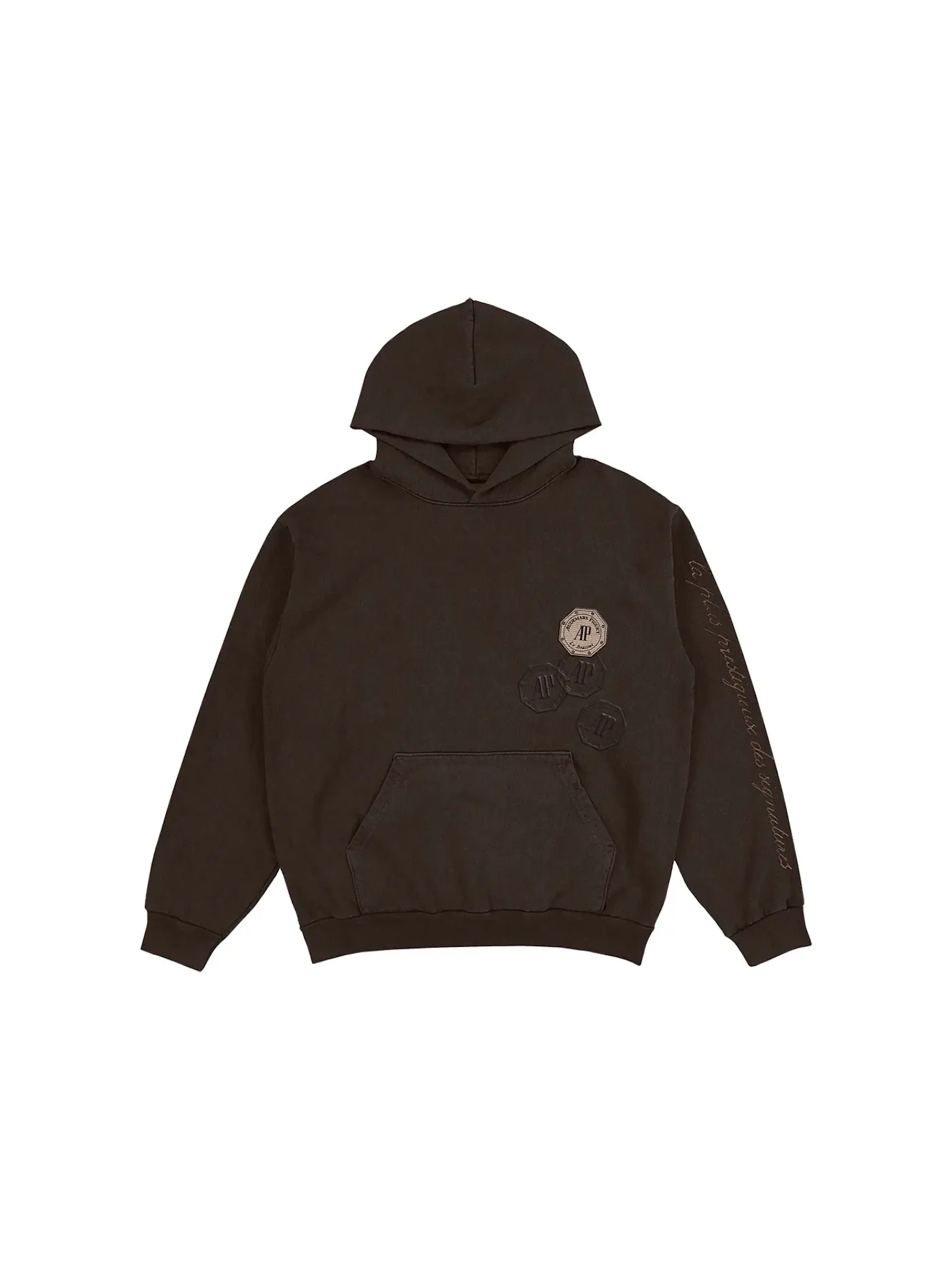 Мужской худи с принтом Travis Scott CJ x Audemars Piguet Emblem Travis Scott — изображение 1 из 2, коричневый