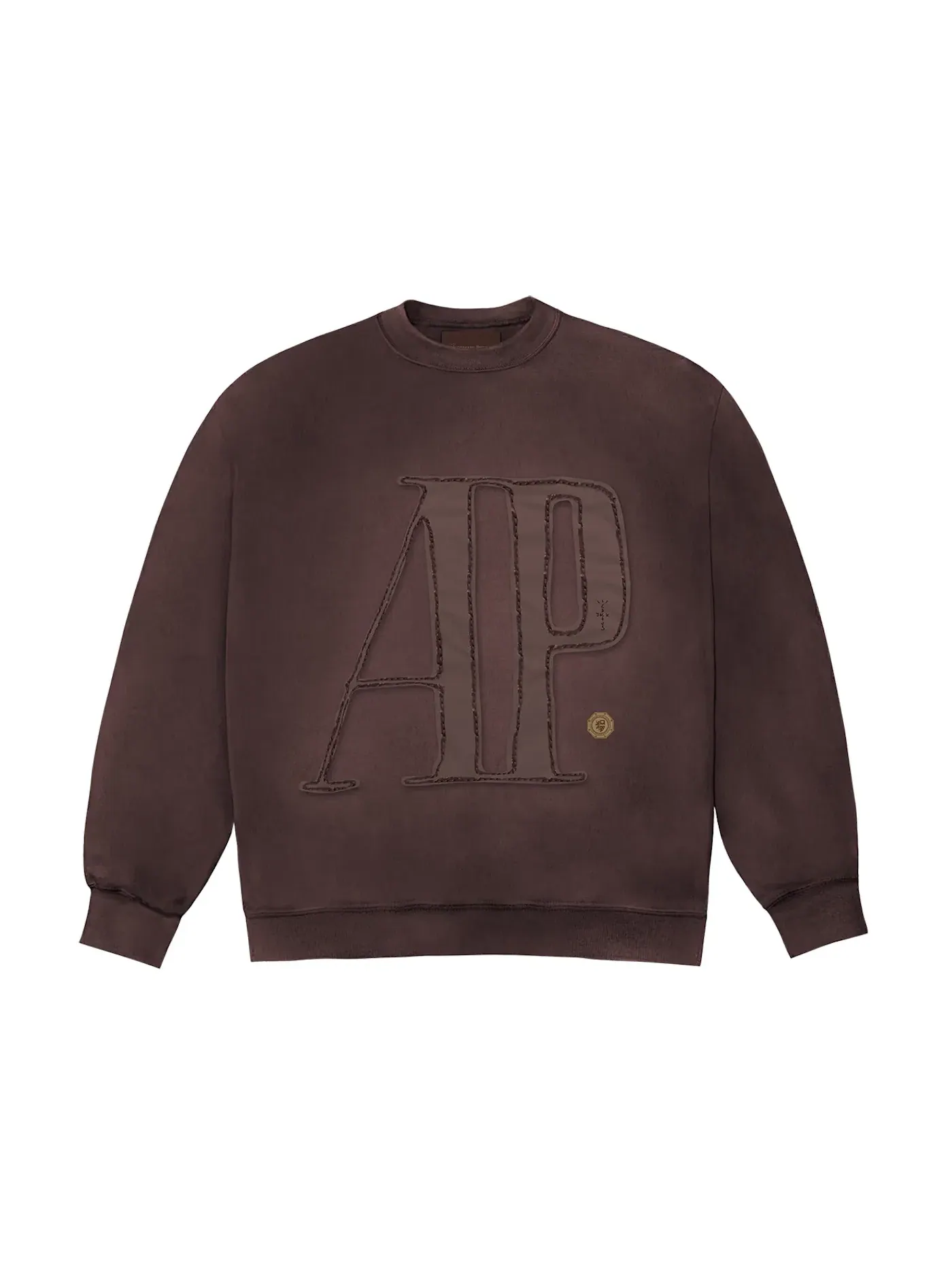 Мужской свитшот с логотипом Travis Scott CJ x Audemars Piguet — изображение 1 из 2, коричневый