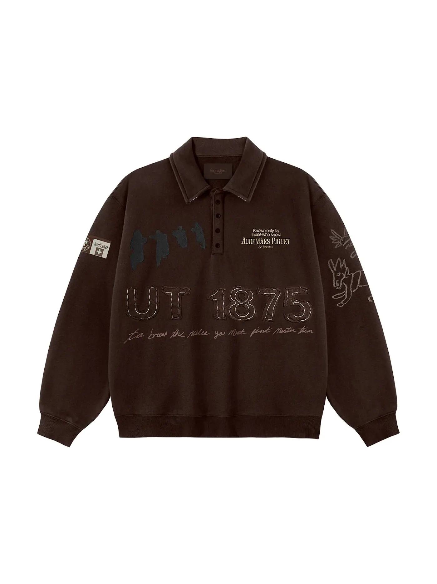 Мужской свитер с вязаным принтом Travis Scott CJ x Audemars Piguet Rugby Sweater Travis Scott — изображение 1 из 2