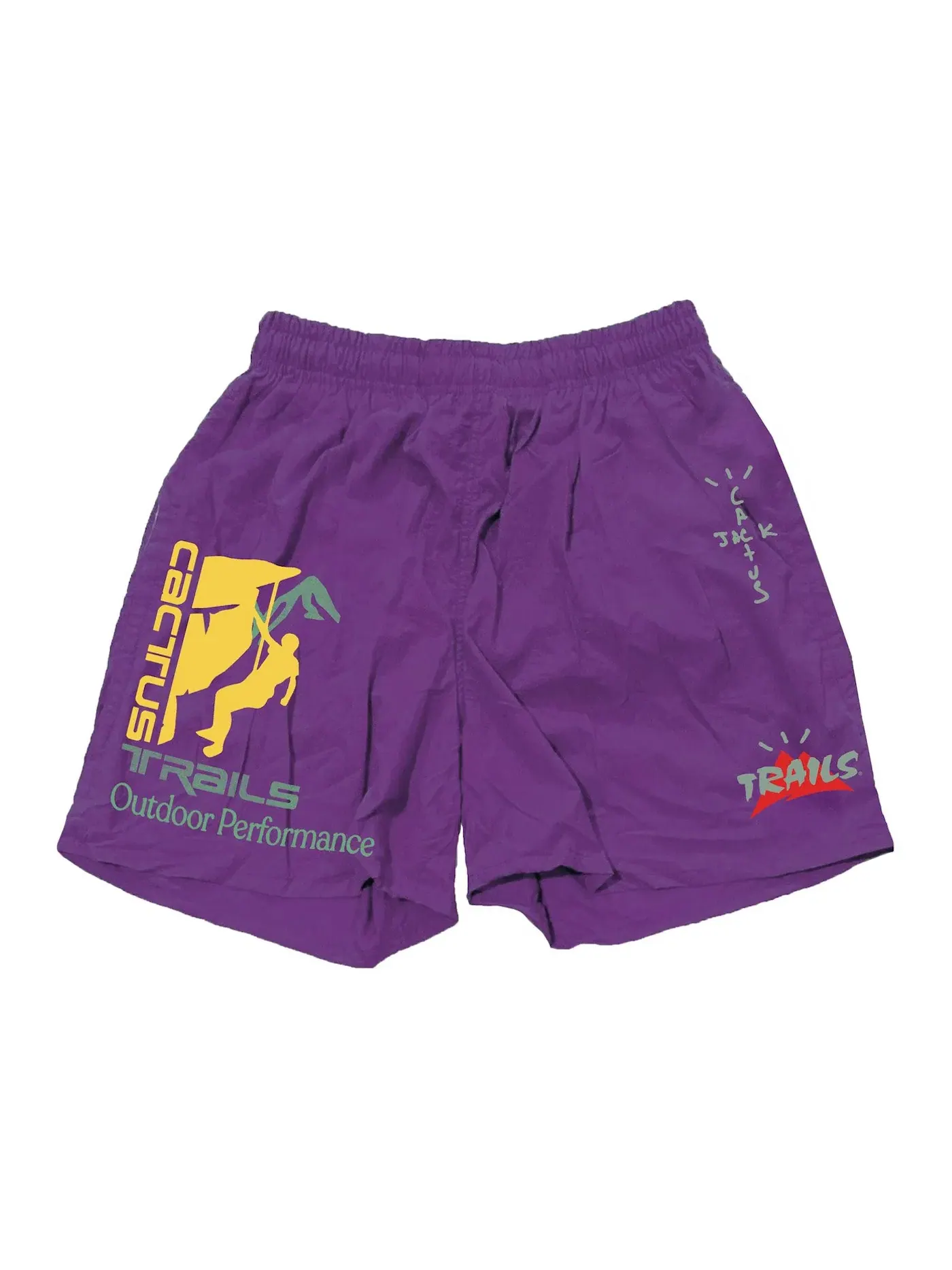 Мужские шорты с принтом Travis Scott Shorts — изображение 1 из 2, фиолетовый