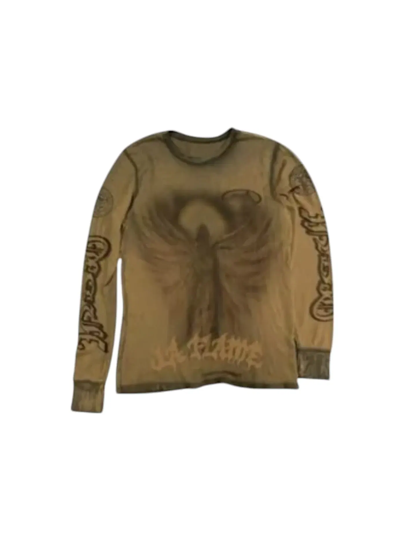 Мужская футболка с принтом Travis Scott Thermal — изображение 1 из 2, коричневый