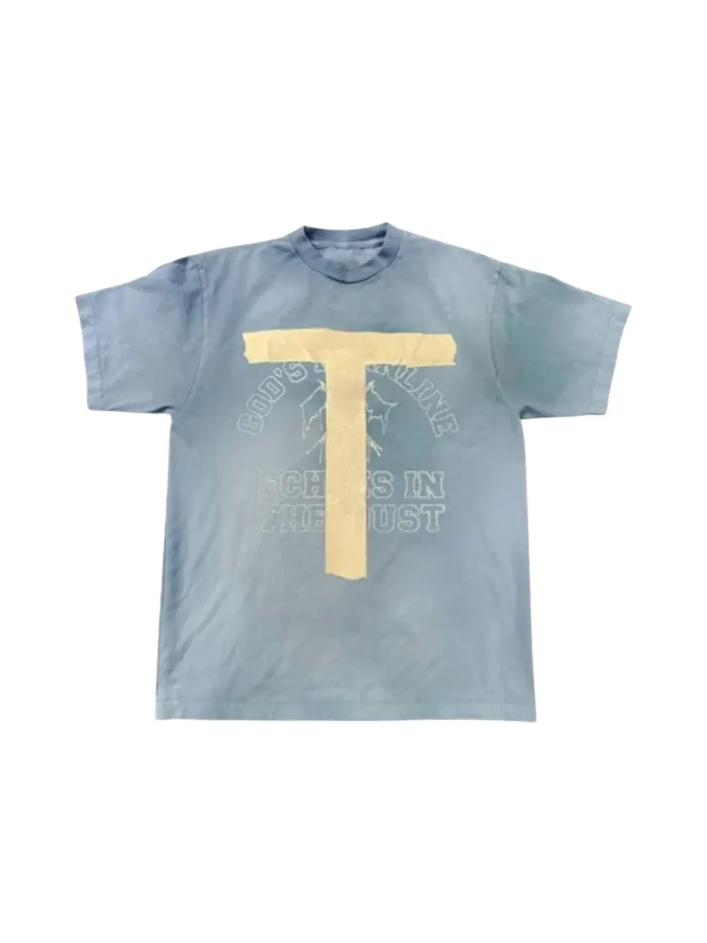 Мужская футболка с принтом Tee Travis Scott — изображение 1 из 1, синий