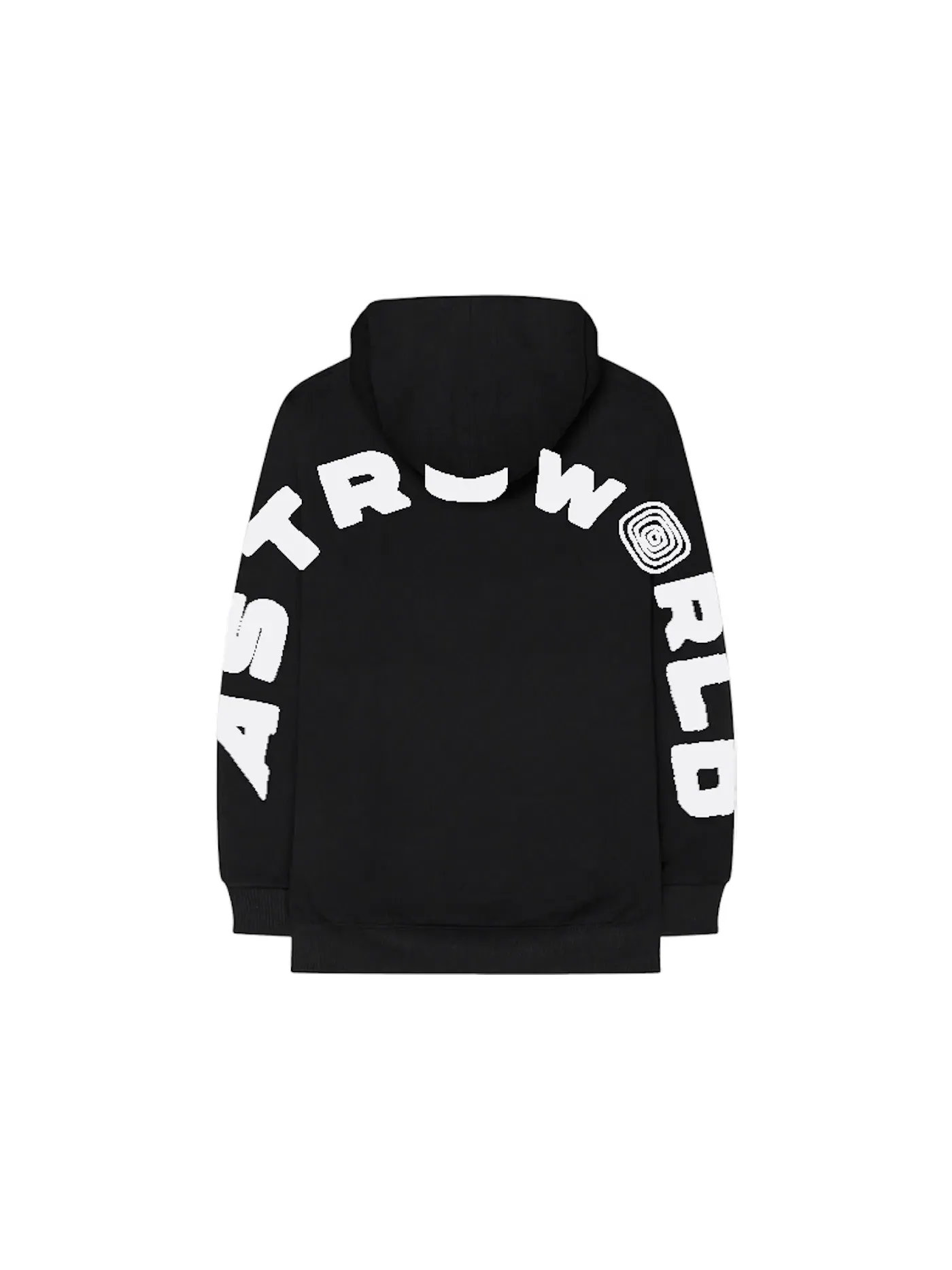 Мужская худи с принтом Travis Scott Hoodie — изображение 2 из 2, черный
