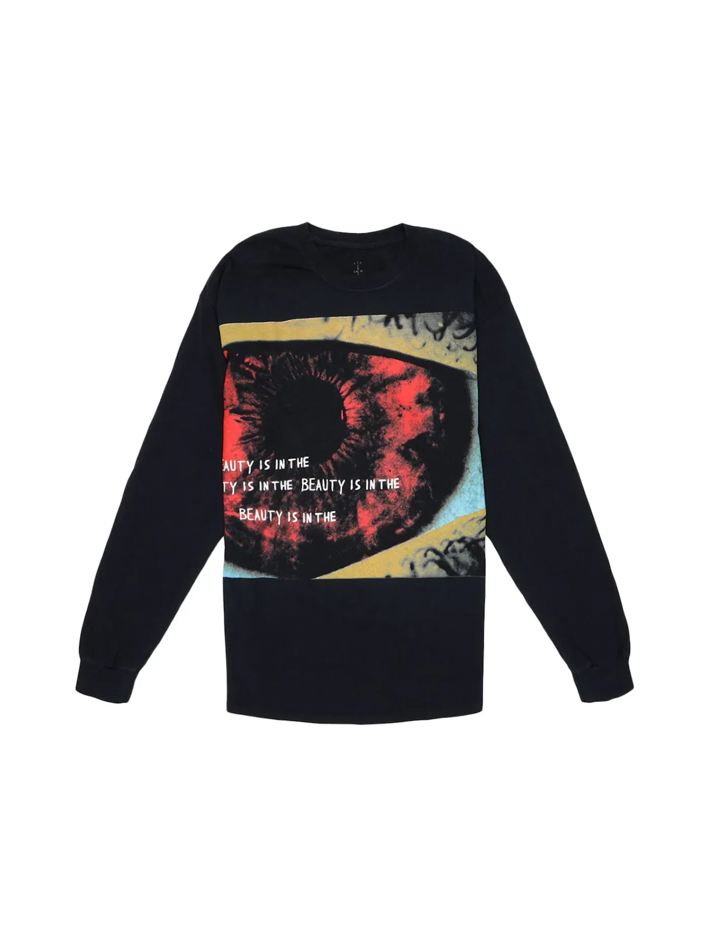 Мужская футболка с принтом Travis Scott L/S Tee — изображение 1 из 2, черный