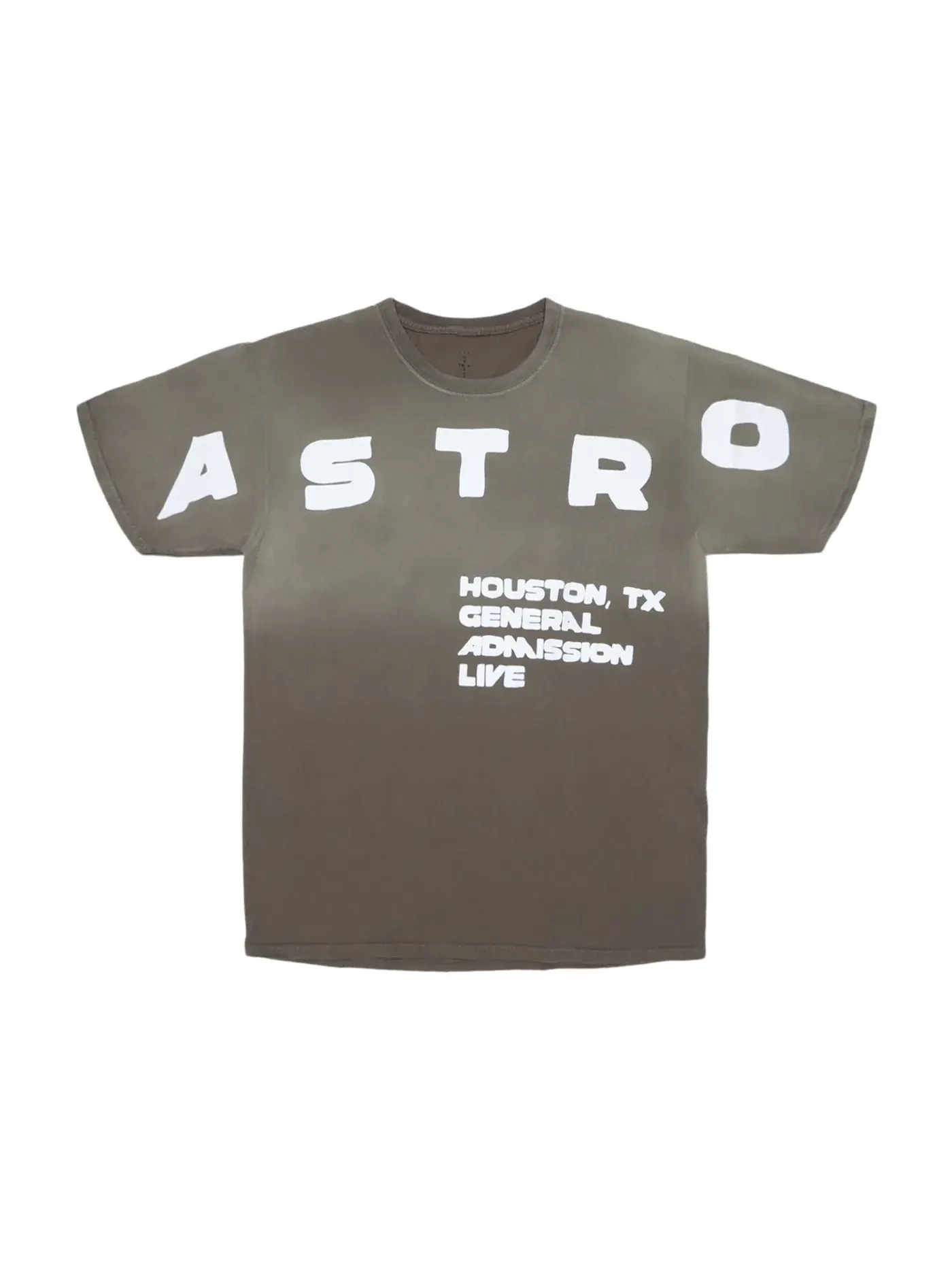 Мужская футболка с принтом Travis Scott Tee — изображение 1 из 2, зеленый