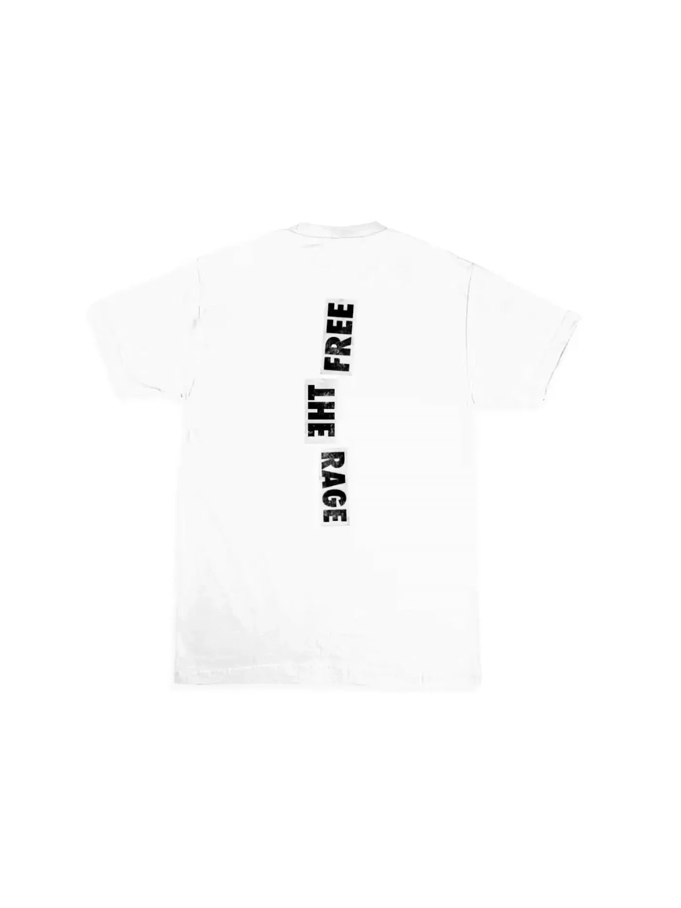 Мужская футболка с принтом Travis Scott Free The Rage — изображение 2 из 2, белый