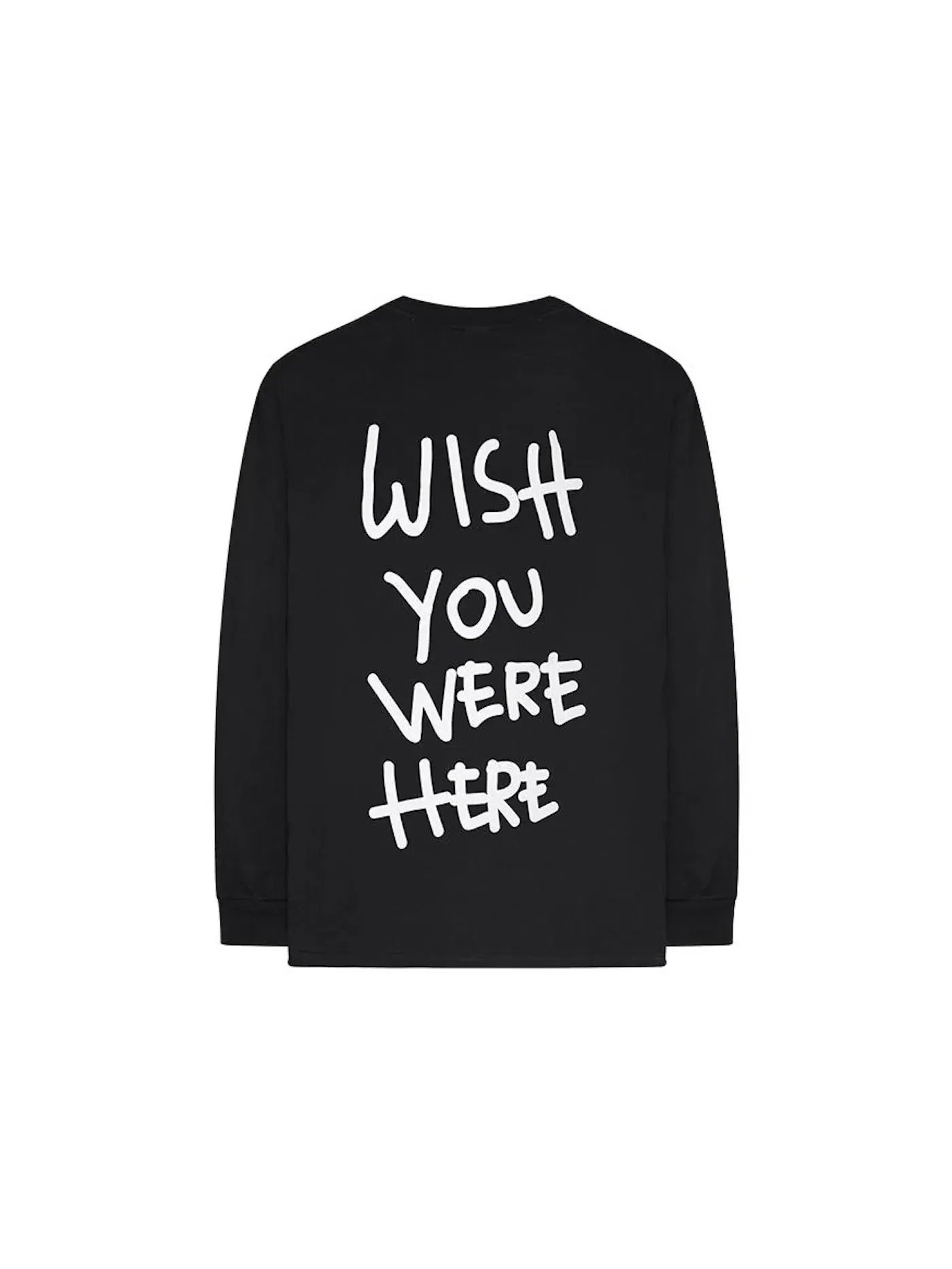 Мужская футболка с длинным рукавом Greetings From L/S T-shirt Travis Scott — изображение 2 из 2, черный