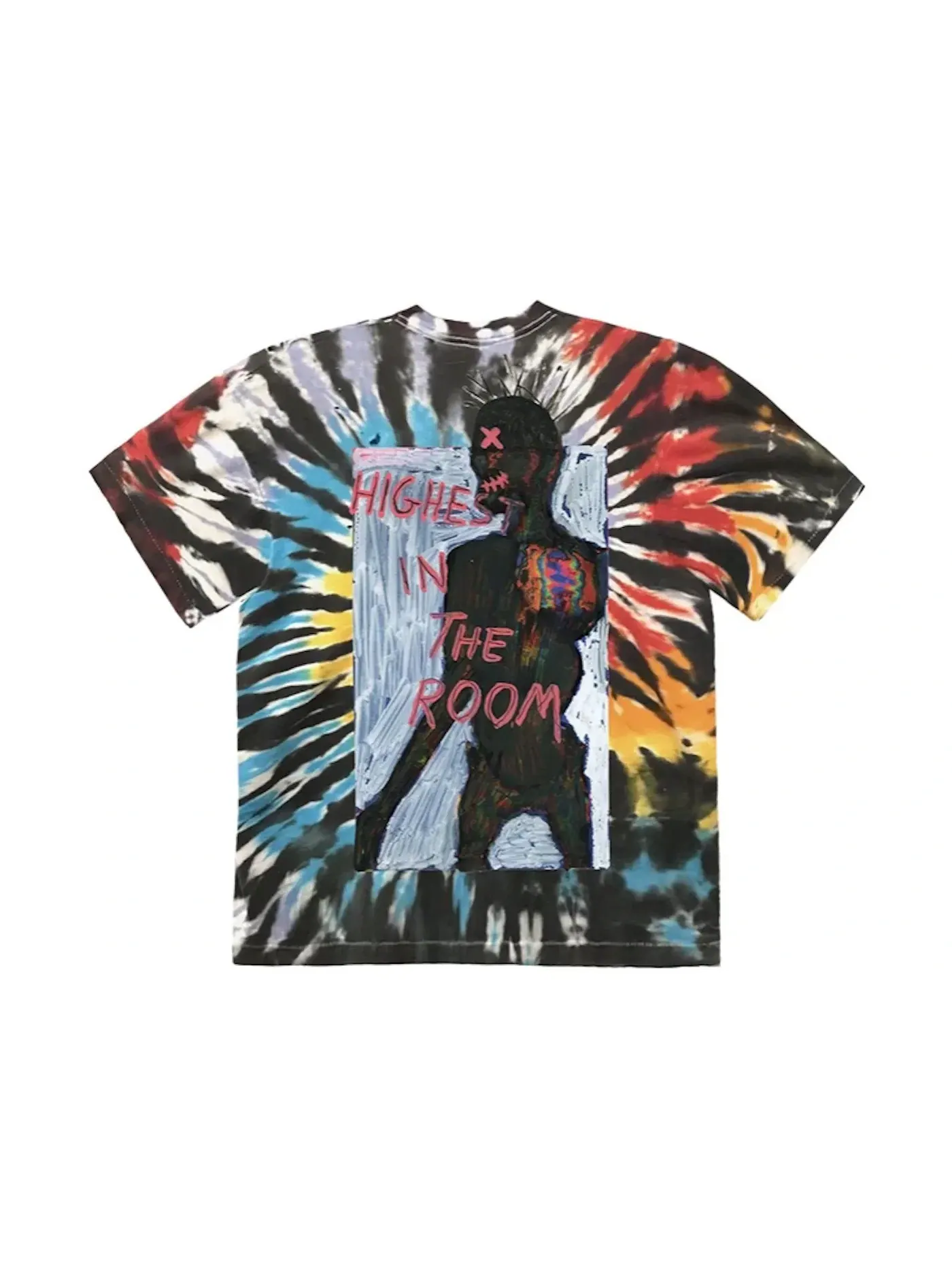Мужская футболка с принтом Travis Scott Tee — изображение 2 из 2, мульти