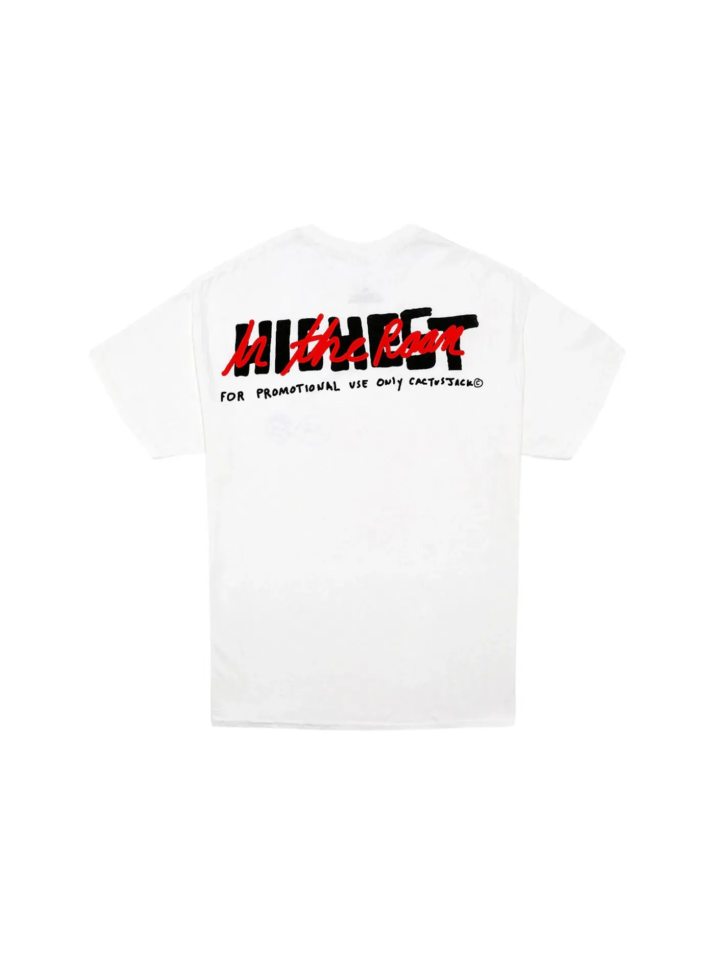 Мужская футболка с принтом Travis Scott T-shirt — изображение 1 из 2, белый