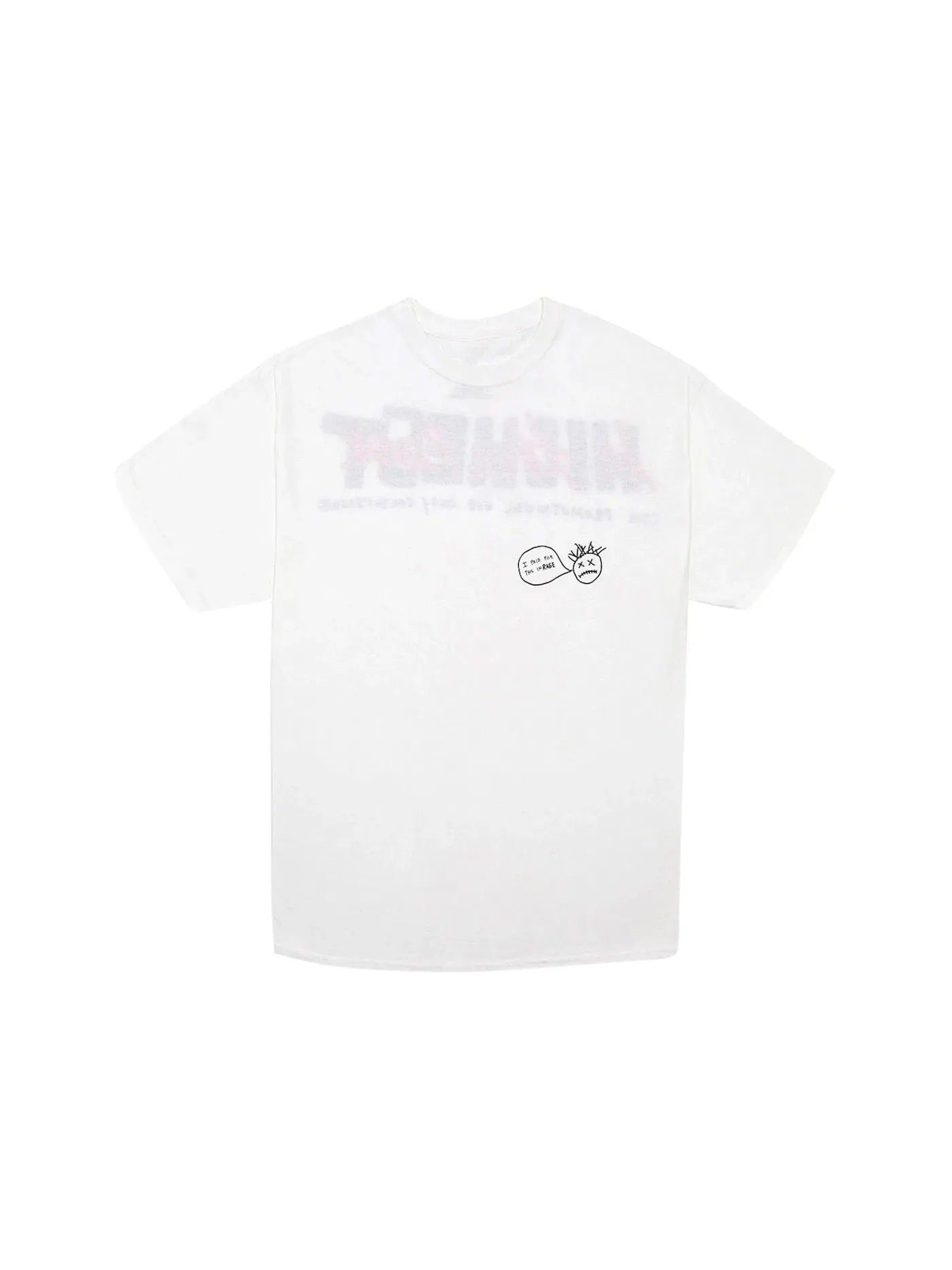 Мужская футболка с принтом Travis Scott T-shirt — изображение 2 из 2, белый