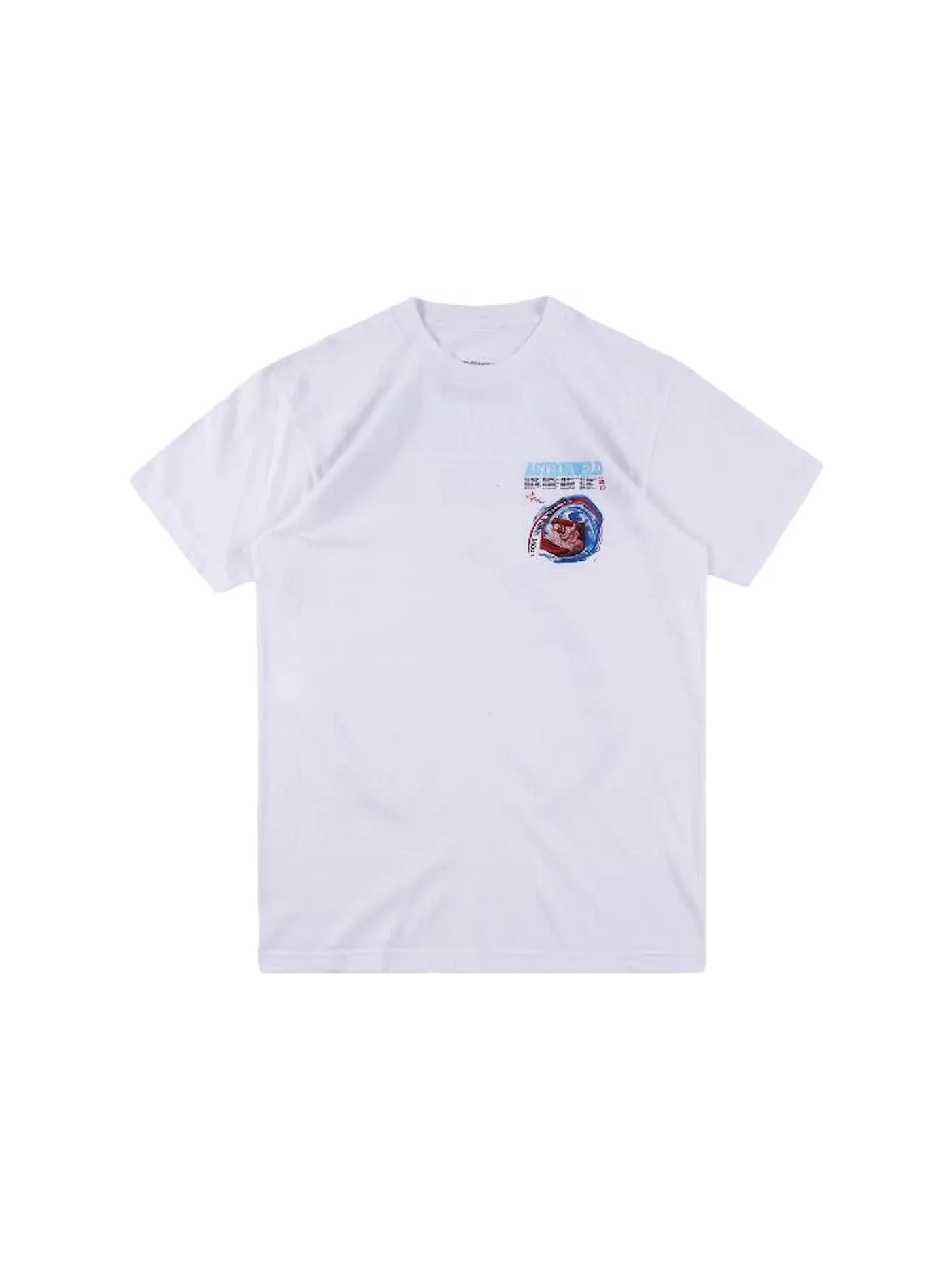 Мужская футболка с принтом Travis Scott T-Shirt — изображение 2 из 2, белый