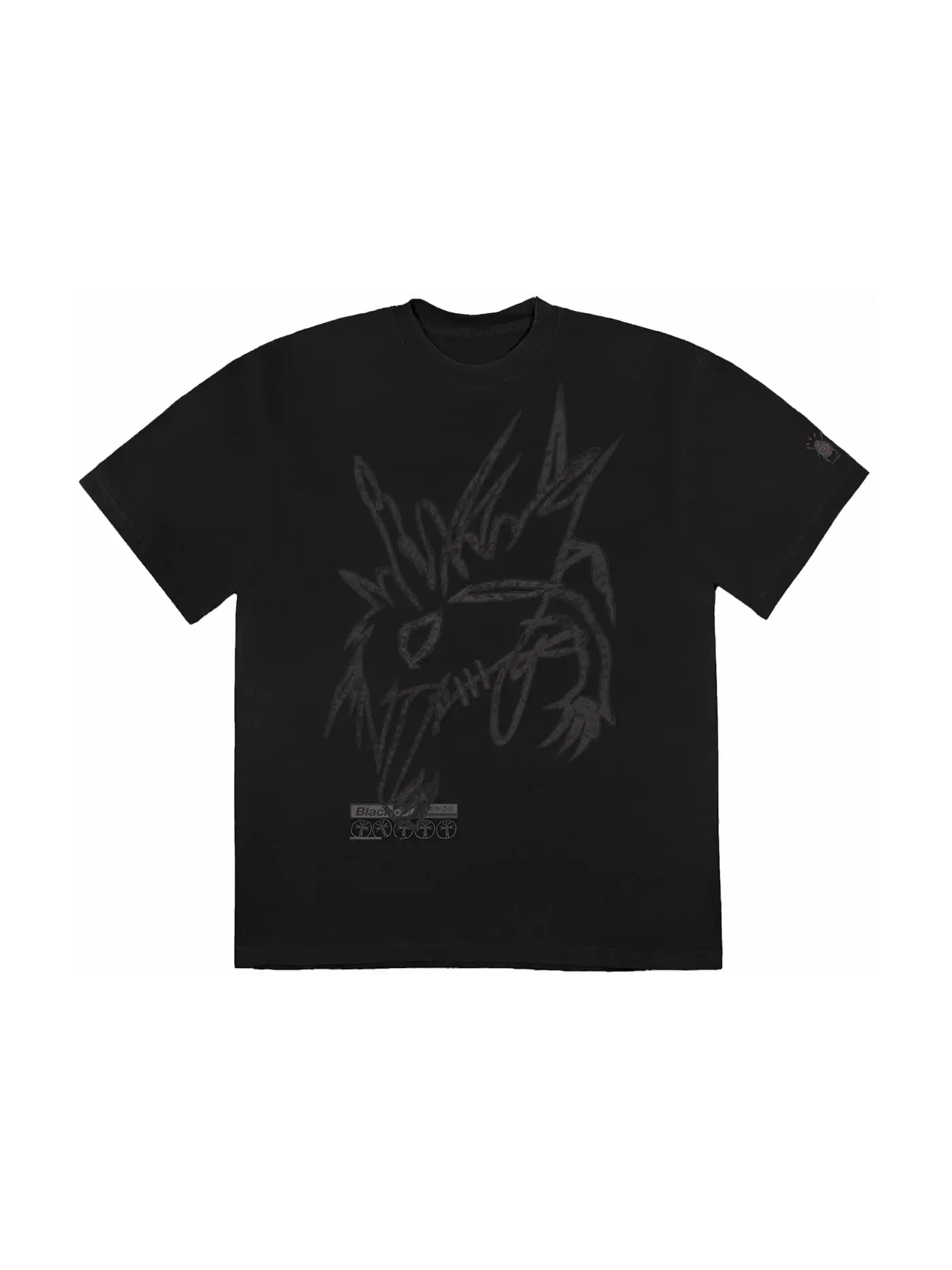Мужская футболка с принтом Travis Scott Tee — изображение 1 из 2, черный
